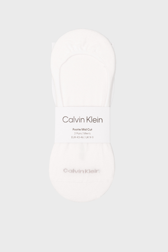 Kalta paypoq CK MEN FOOTIE MID CUT 2P Calvin Klein