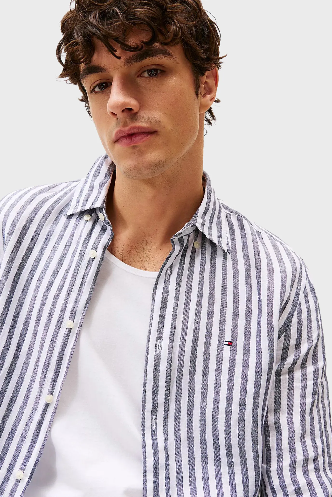Ko'ylak LINEN ESSENTIAL STRIPE RF SHIRT 4