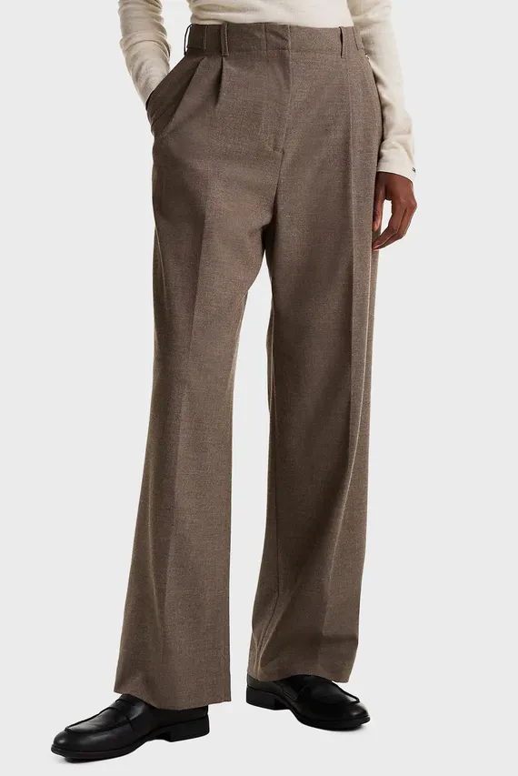 Штаны FLANNEL RELAXED STRAIGHT PANT Tommy Hilfiger