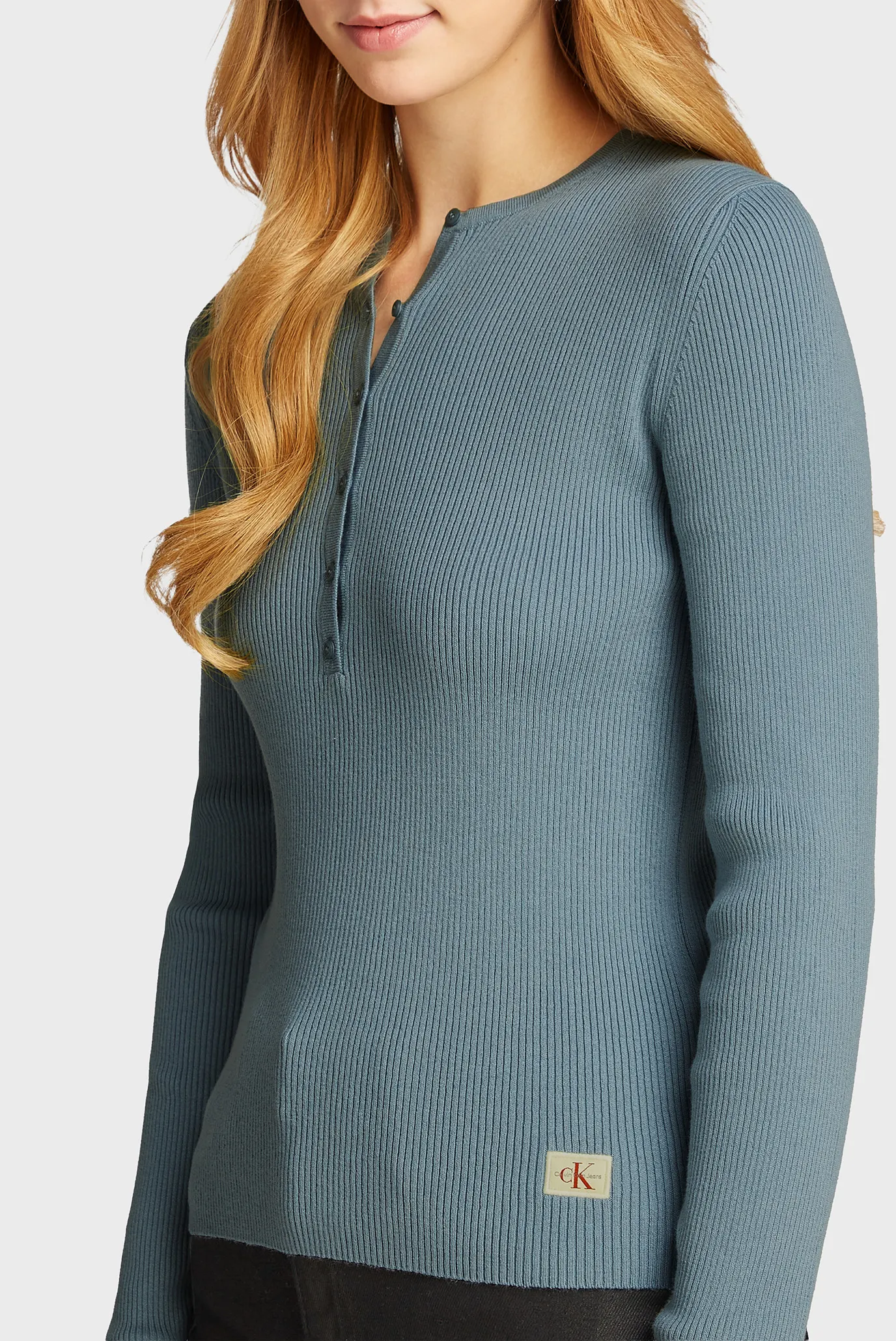 Кардиган WOVEN LABEL HENLEY SWEATER 3