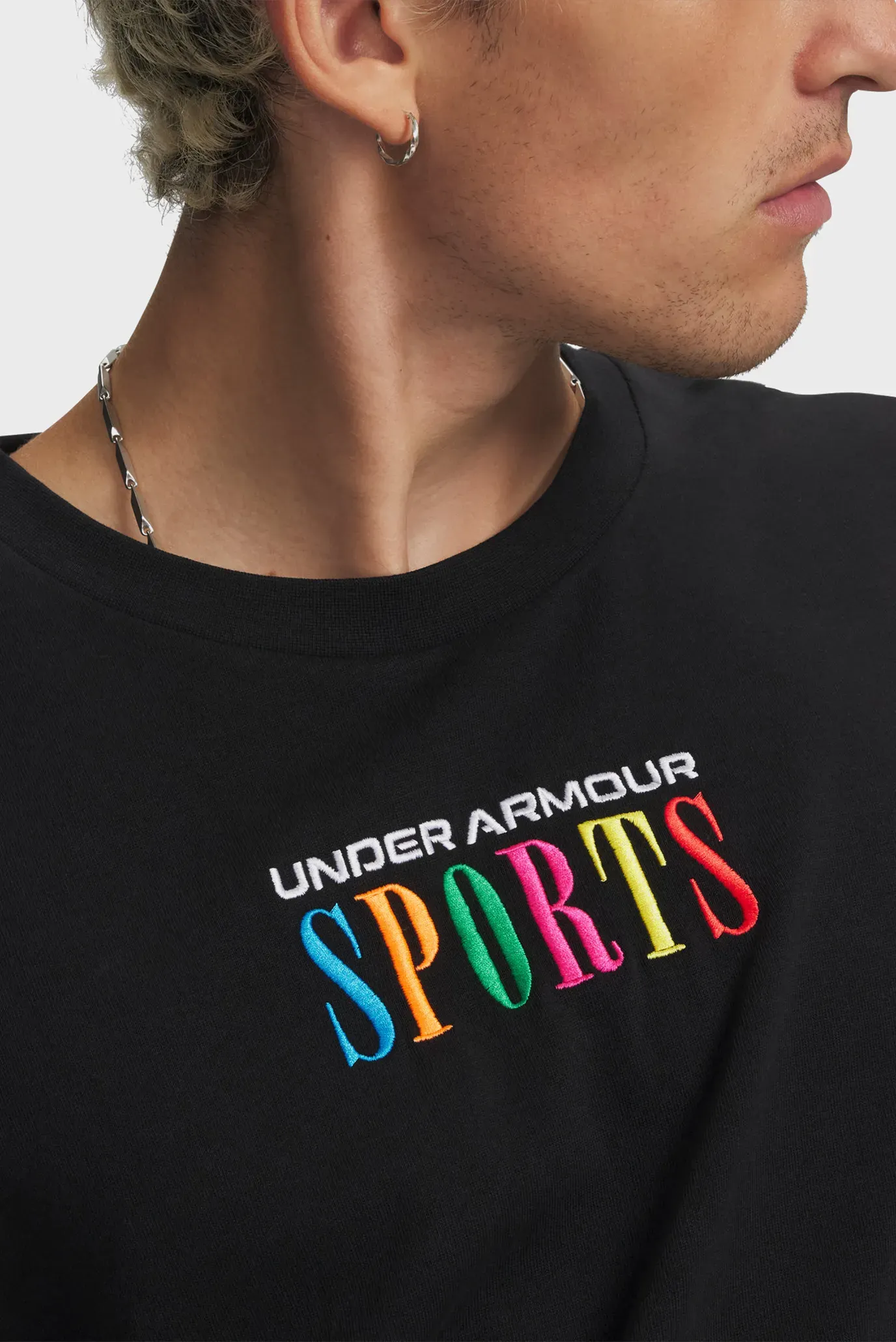 Futbolka/UA M HWT SPORTS SS-BLK 3