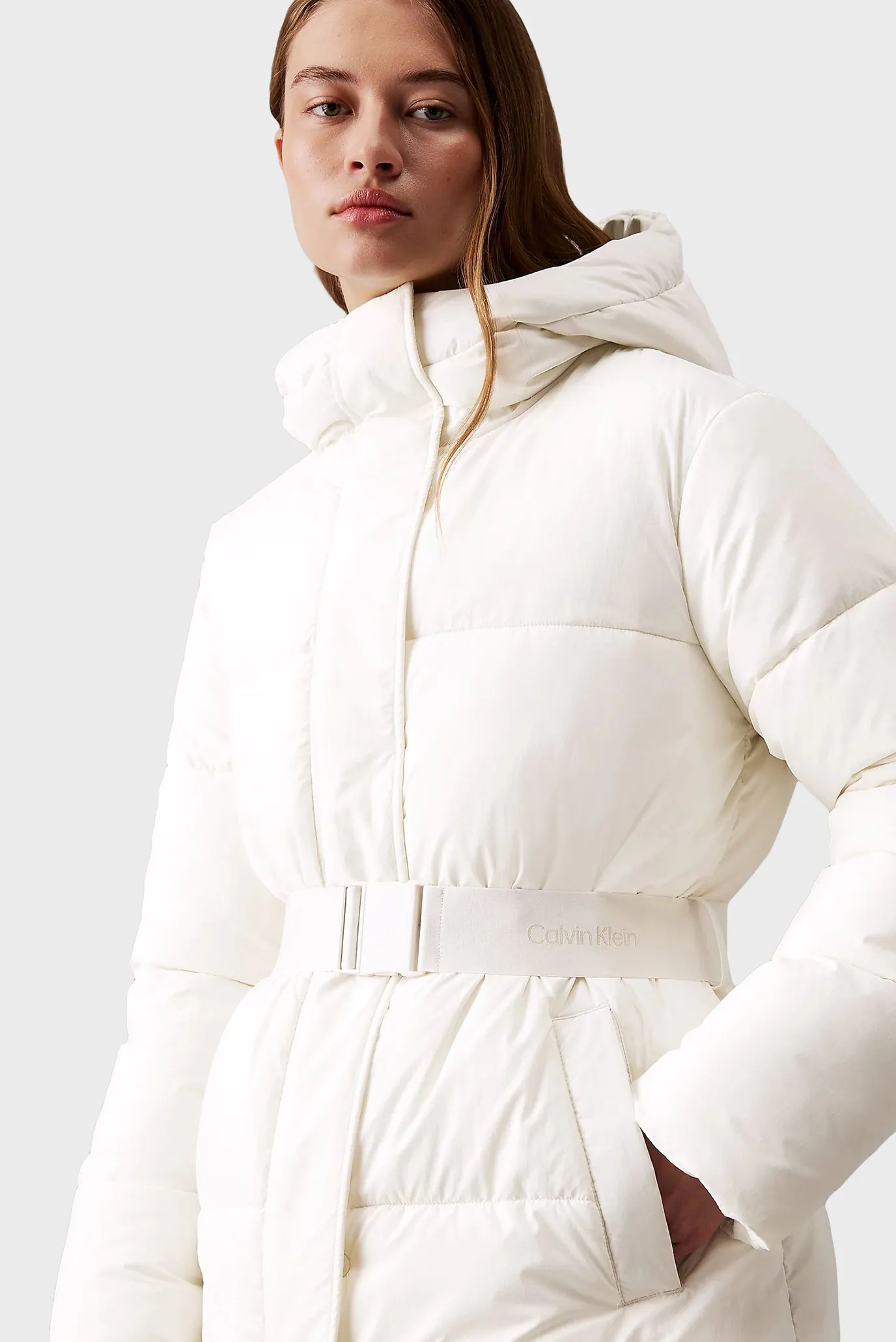 Куртка зимняя LOGO BELT LONG PUFFER 2