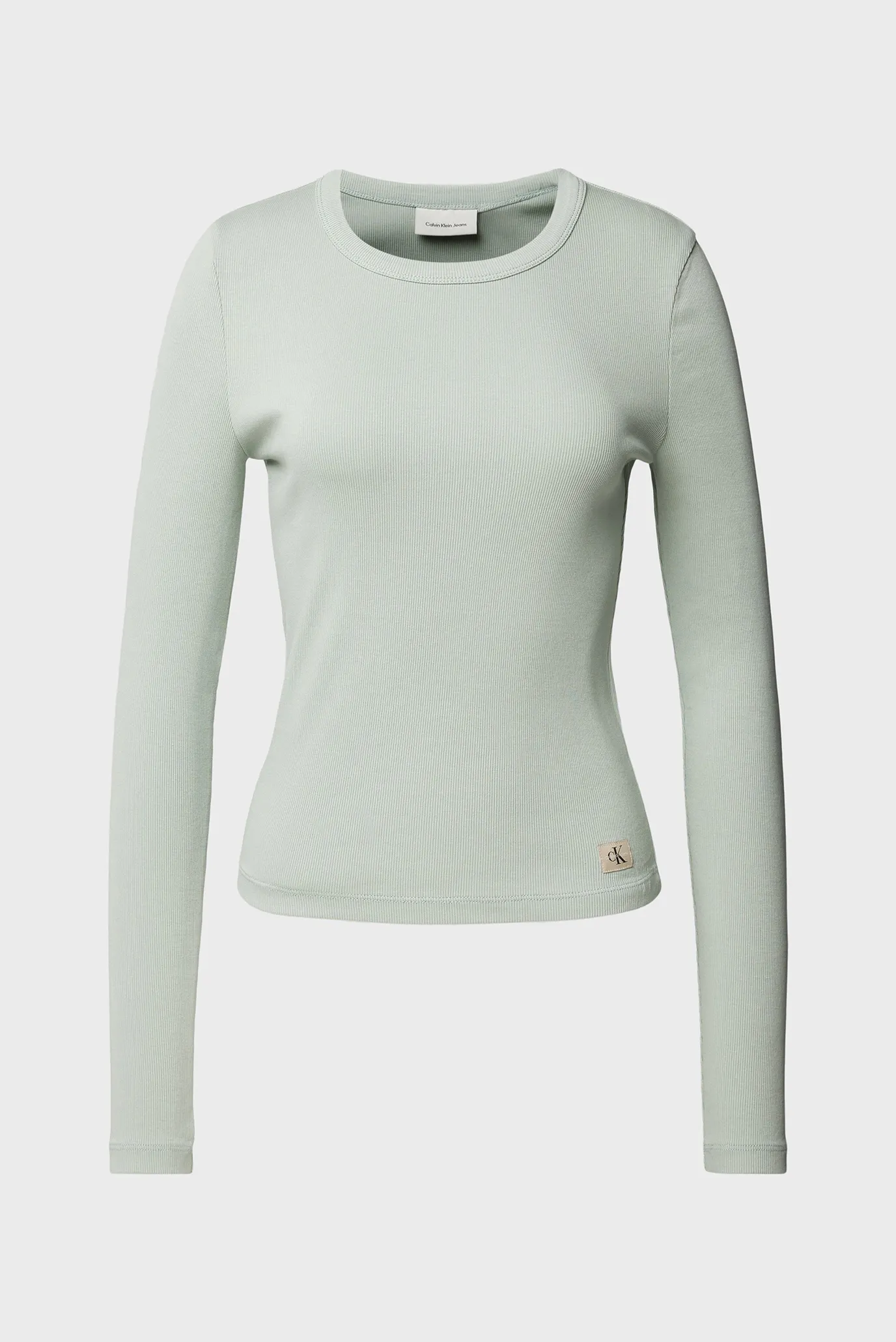 Лонгслив WASHED LABEL RIB LONG SLEEVE 5