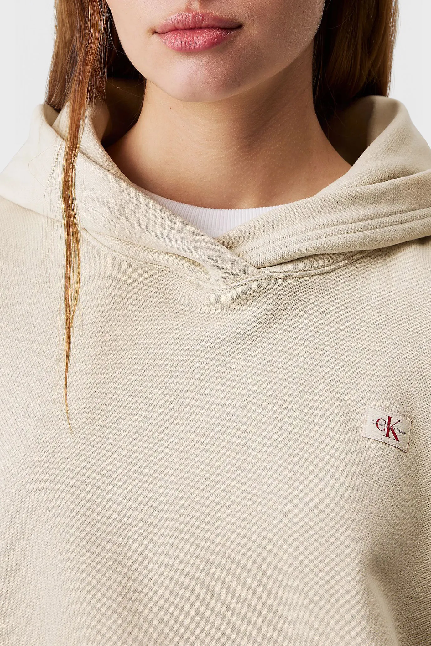 Hudi WOVEN LABEL PEACHED HOODIE 4