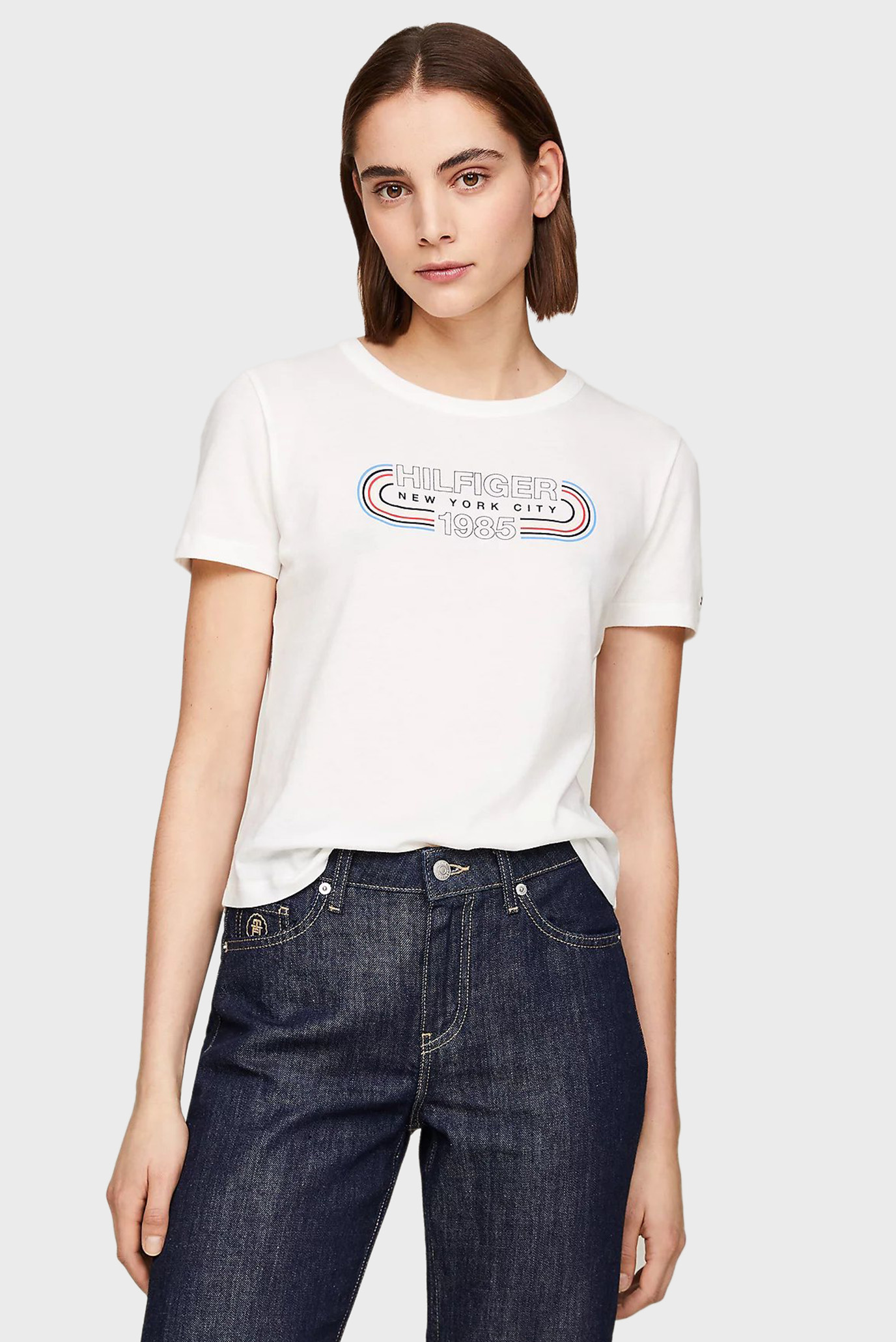 Futbolka SLIM TRACK HILFIGER C-NK SS 1