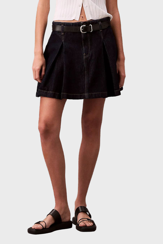 Юбка PLEATED DENIM SKIRT CK CLASSIC R Calvin Klein Jeans Юбка PLEATED DENIM SKIRT CK CLASSIC R Calvin Klein Jeans