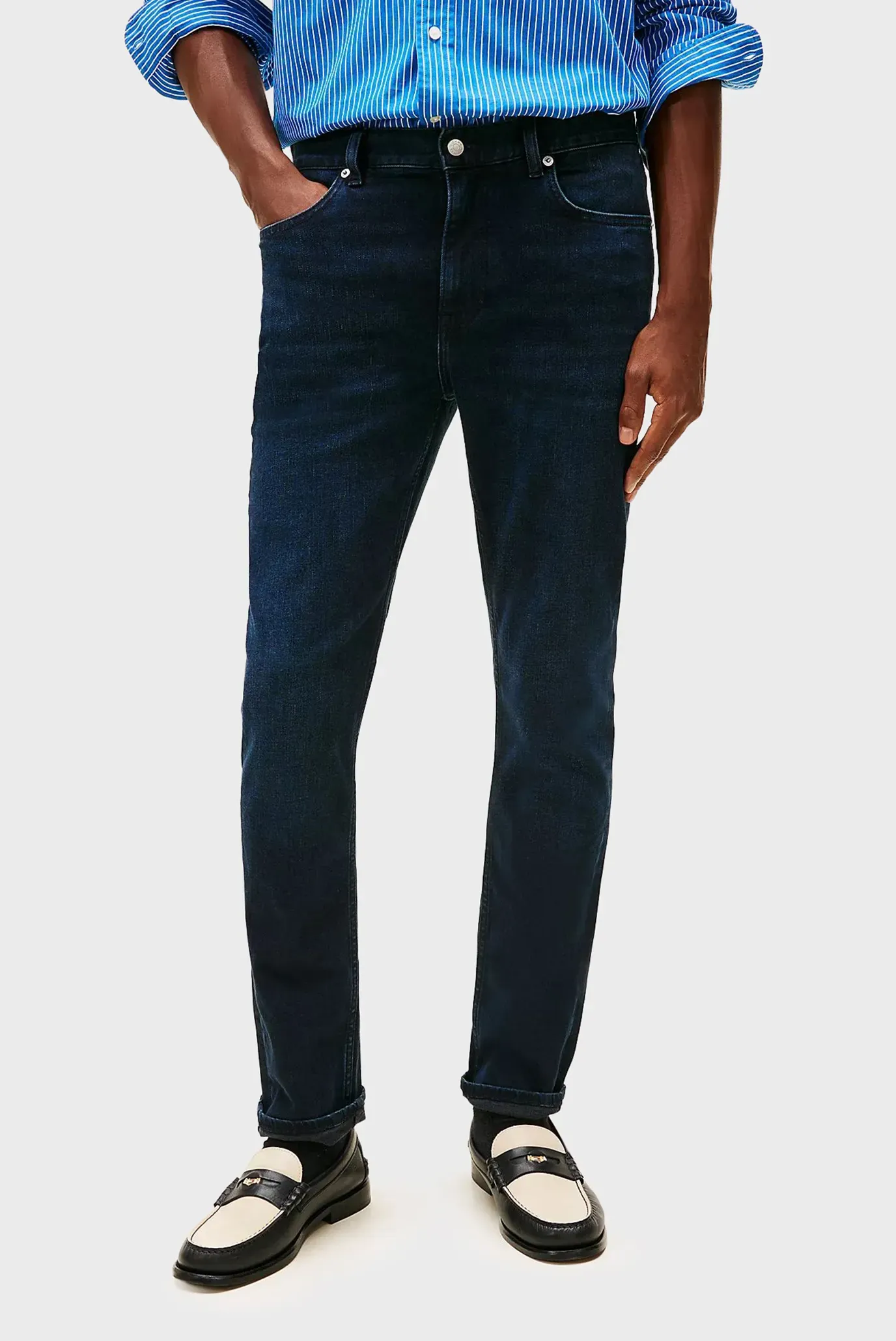 Jins shim SLIM BLEECKER CALDER BLUE BLACK 1