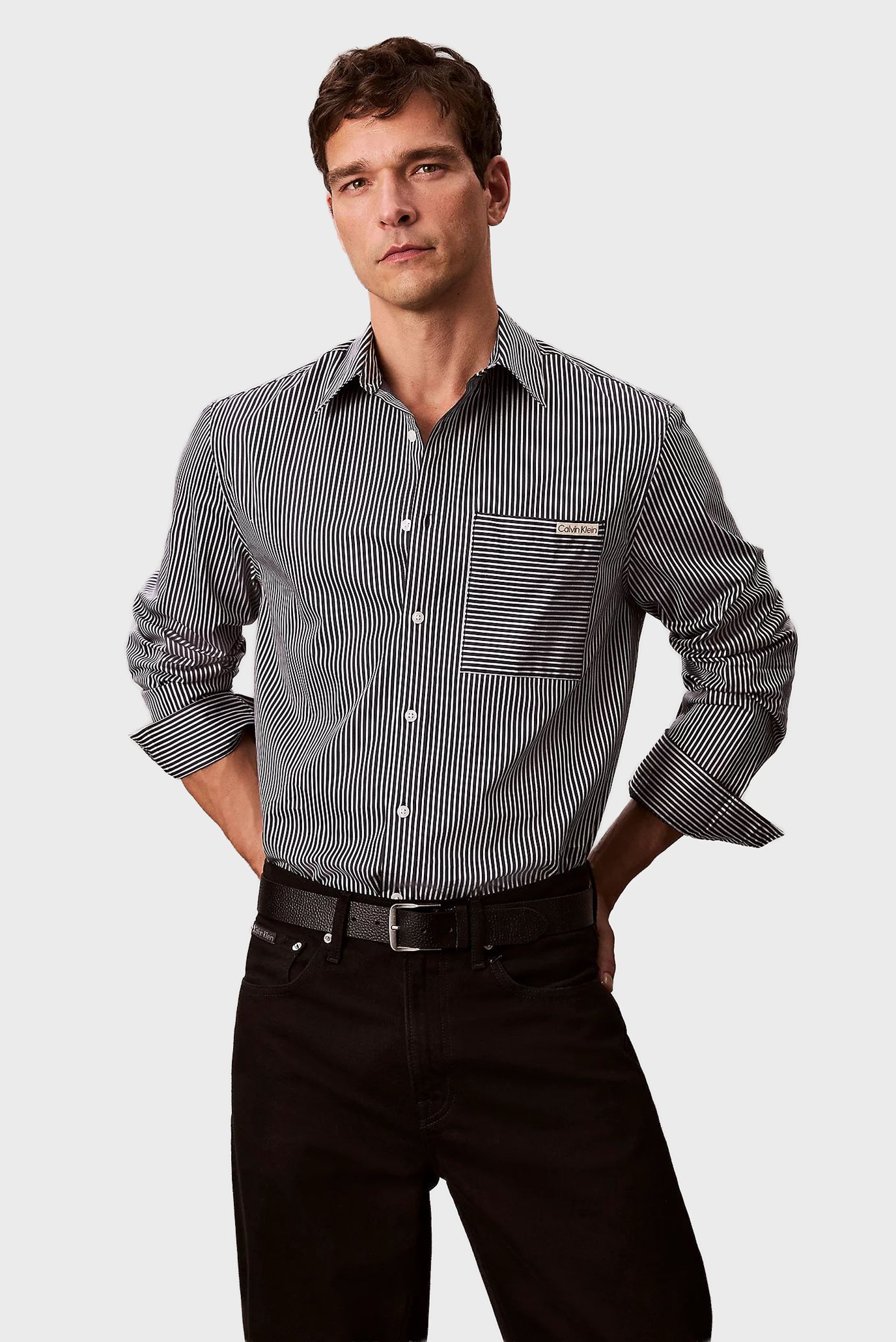 Ko'ylak LS YD COTTON SATIN RELAXED SHIRTCalvin Klein Jeans Ko'ylak LS YD COTTON SATIN RELAXED SHIRT 1