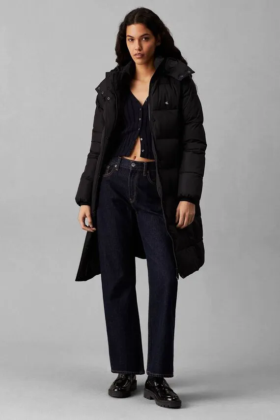 Куртка зимняя MONOLOGO NON DOWN LONG PUFFER Calvin Klein Jeans