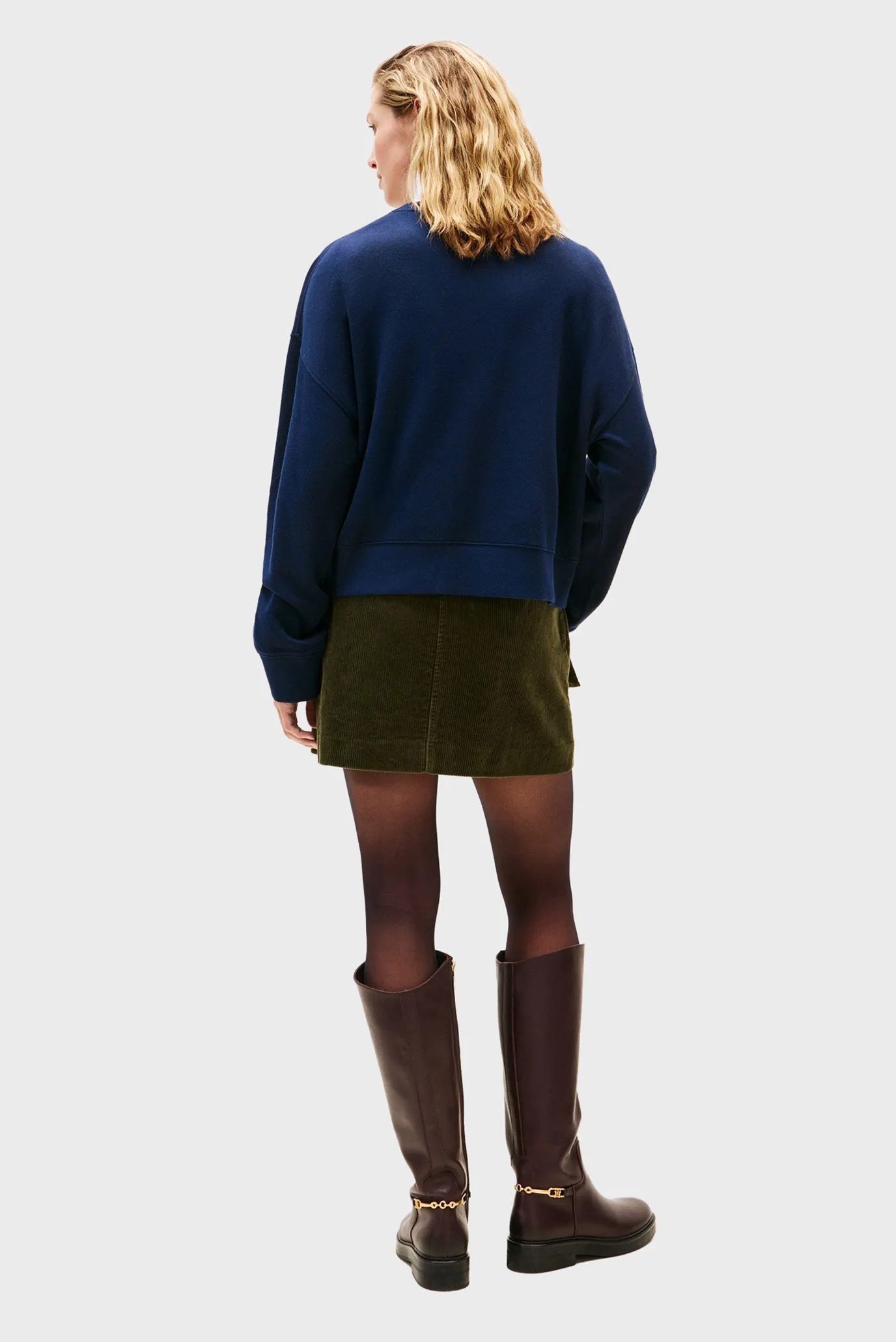 Svitshot TH SCRIPT PIQUE SWEATSHIRT 3