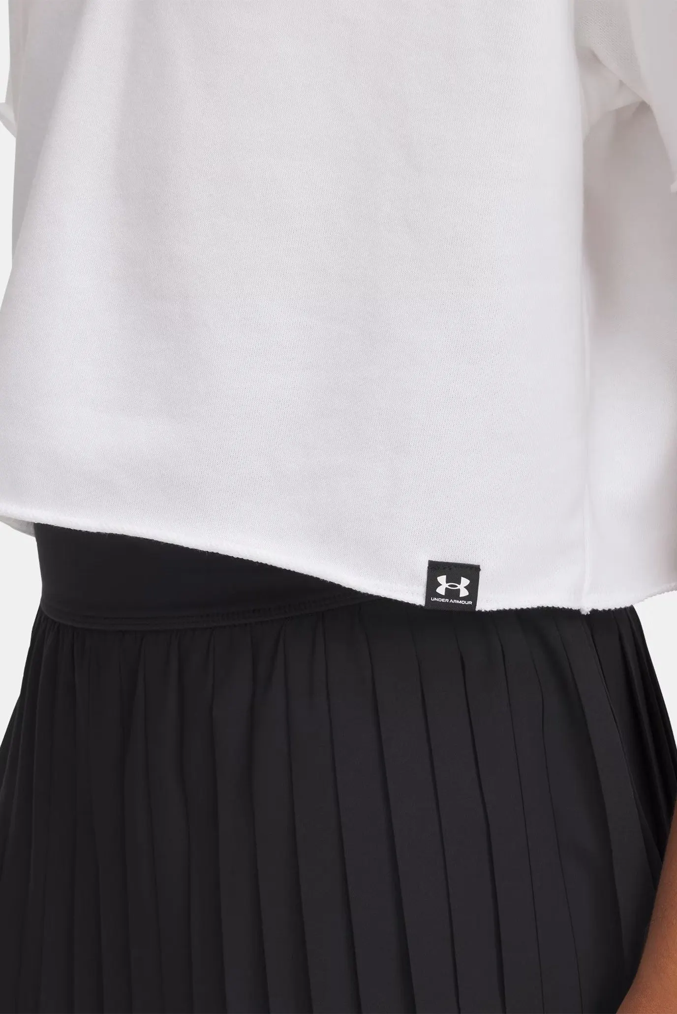 Футболка UA Icon Terry Polo-WHT 2