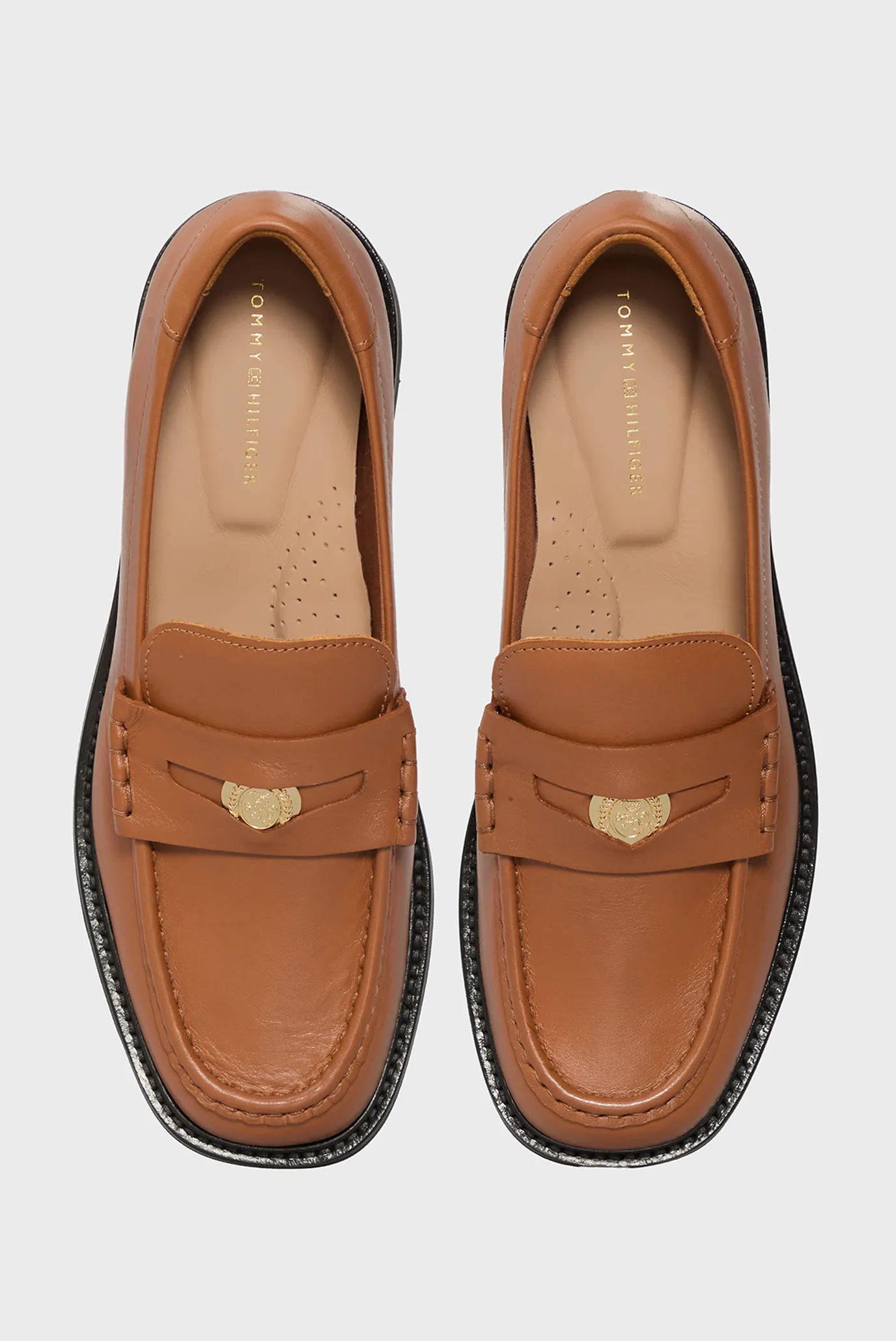 Loferlar/CREST SQUARISH TOE PENNY LOAFER 4