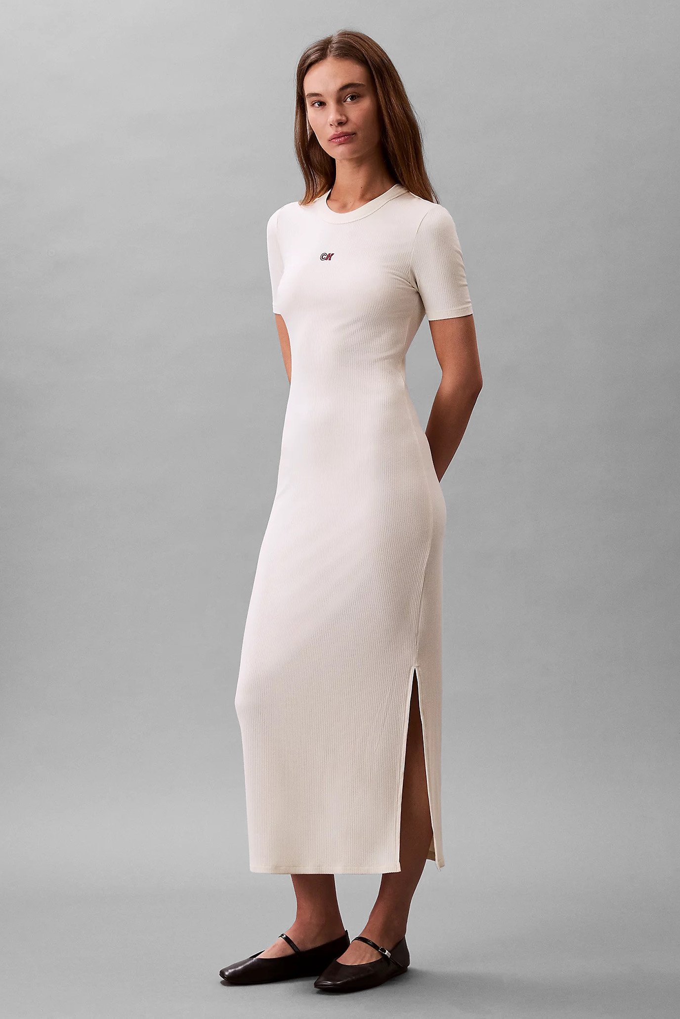 Koʻylak A - MODAL RIB SS DRESSCalvin Klein Jeans Koʻylak A - MODAL RIB SS DRESS 1