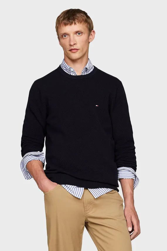 Свитер/ESSENTIAL STRUCTURE CREW NECK Tommy Hilfiger