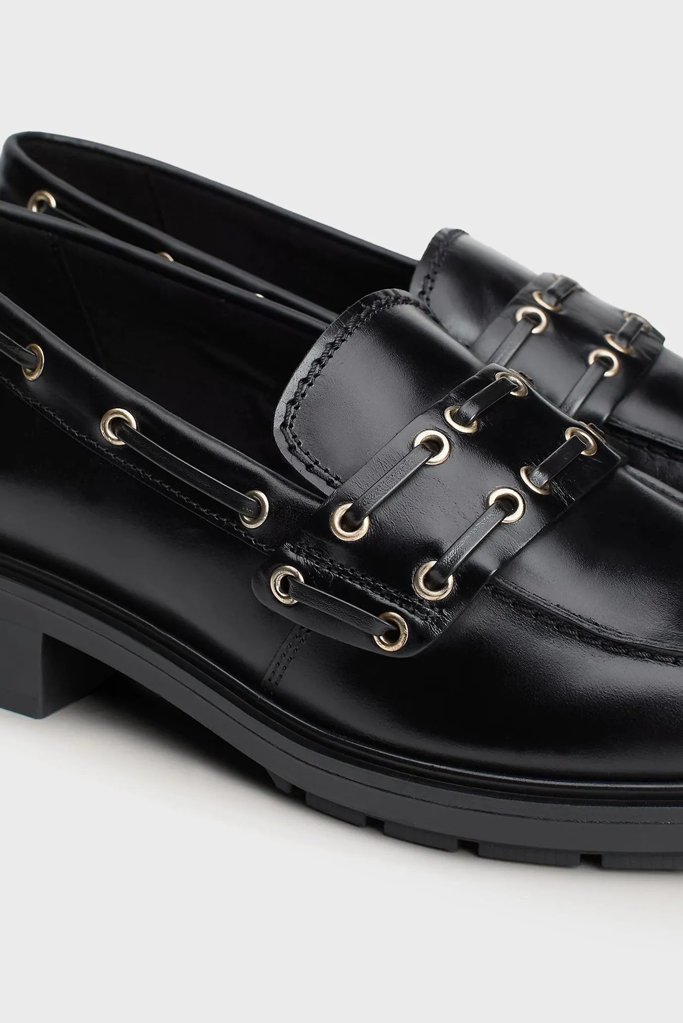 Loferlar NAUTICAL EYELETS LEATHER LOAFER 2