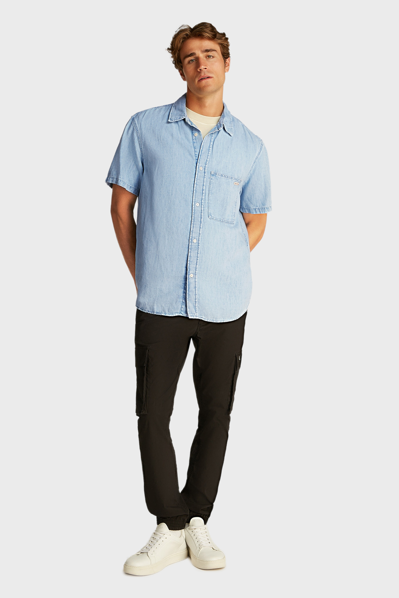 Рубашка с коротким рукавом REGULAR SS DENIM SHIRT 2