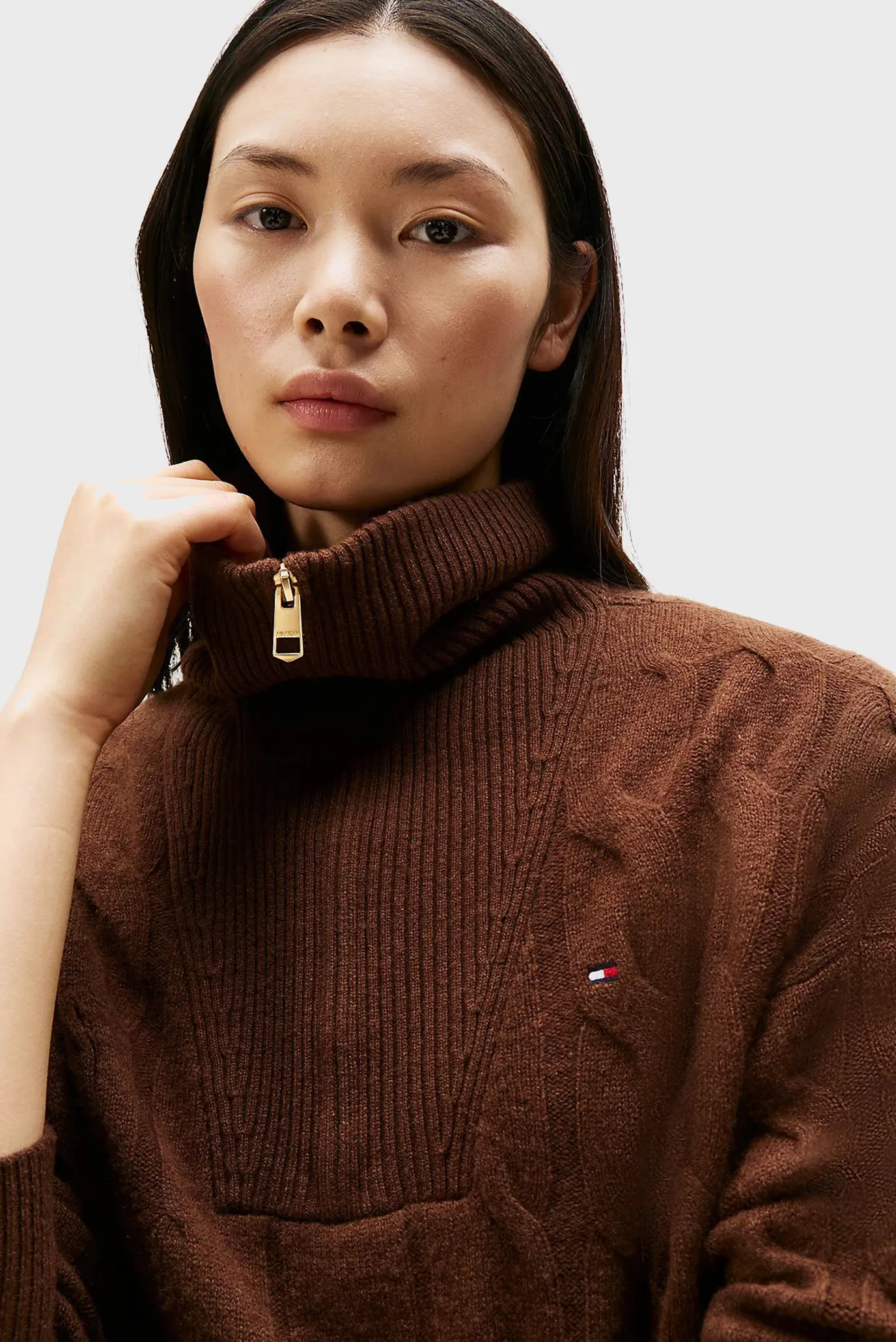 Свитер SOFT WOOL CABLE 1 2 ZIP LS SWT 4