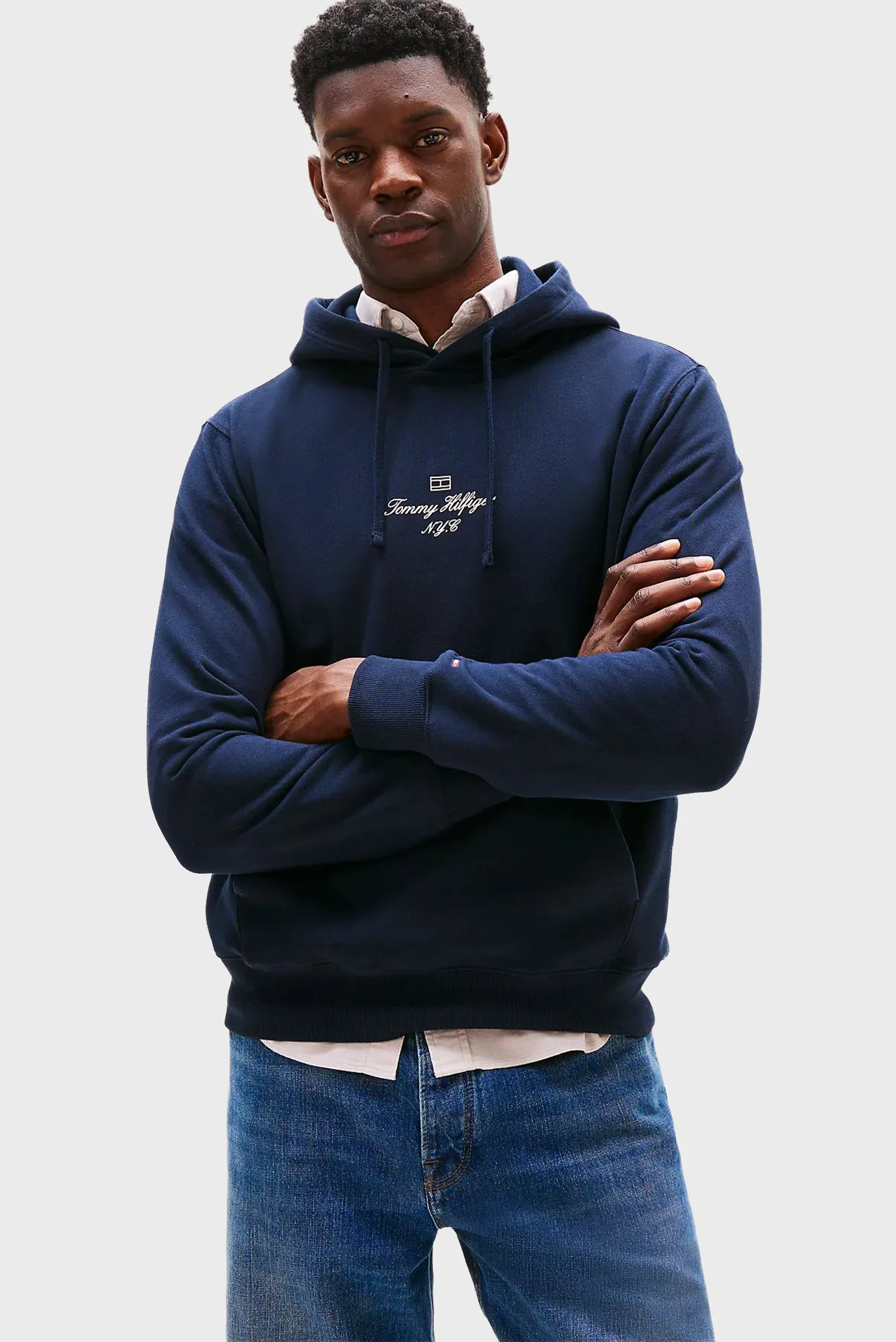 Худи/OUTLINE FLAG SCRIPT HOODIE 1