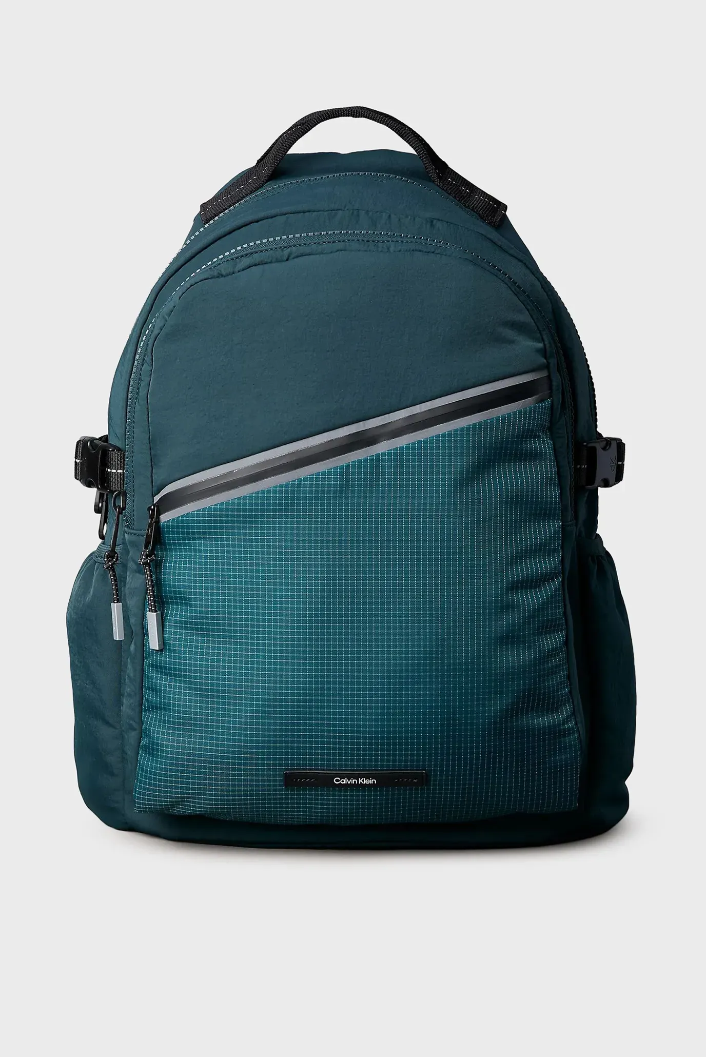 Ryukzak/STRIPED UTILITY ZIP ROUND BACKPA 1