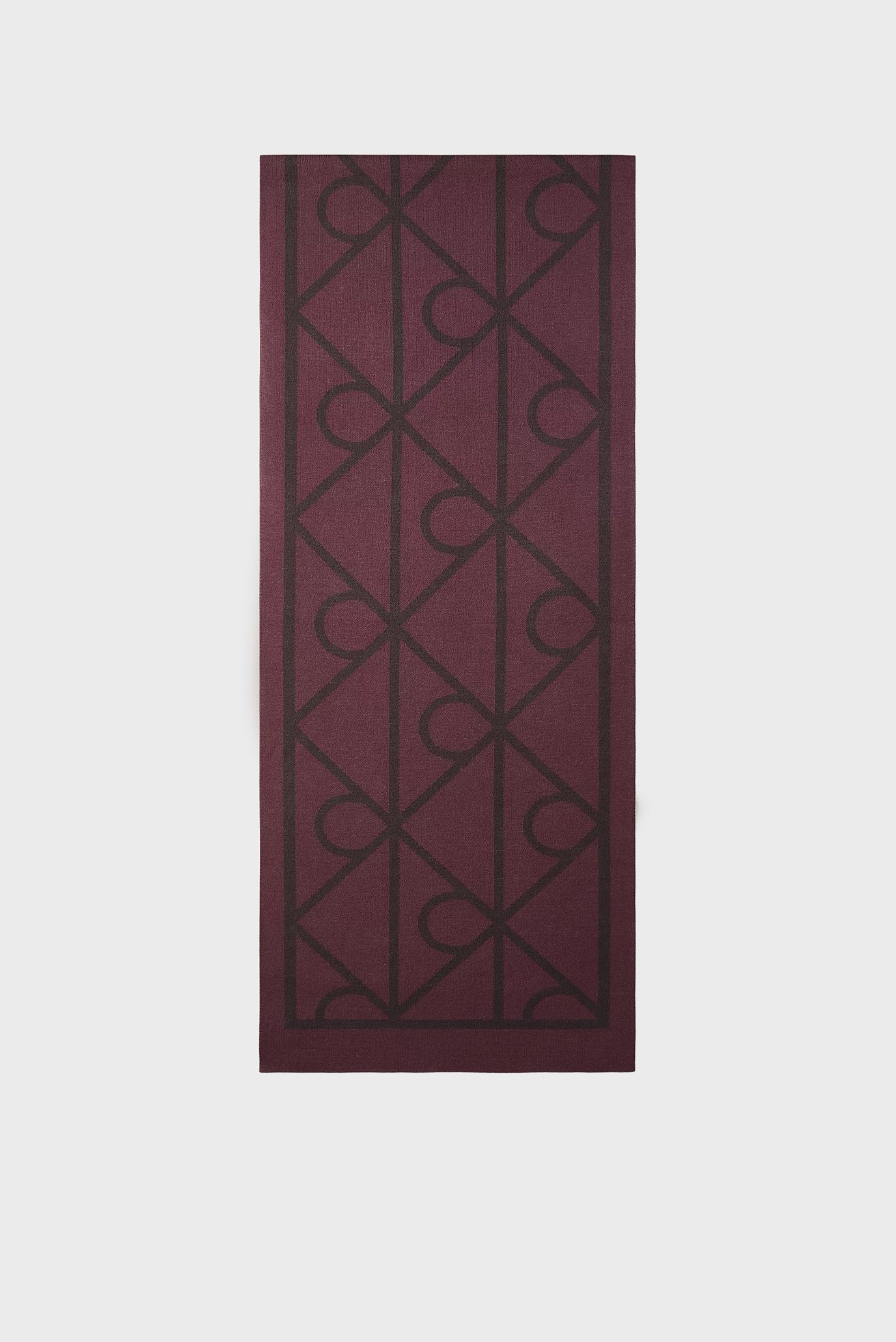 Sharf EMBLEM AOP JCQ FINE RIB SCARF 1