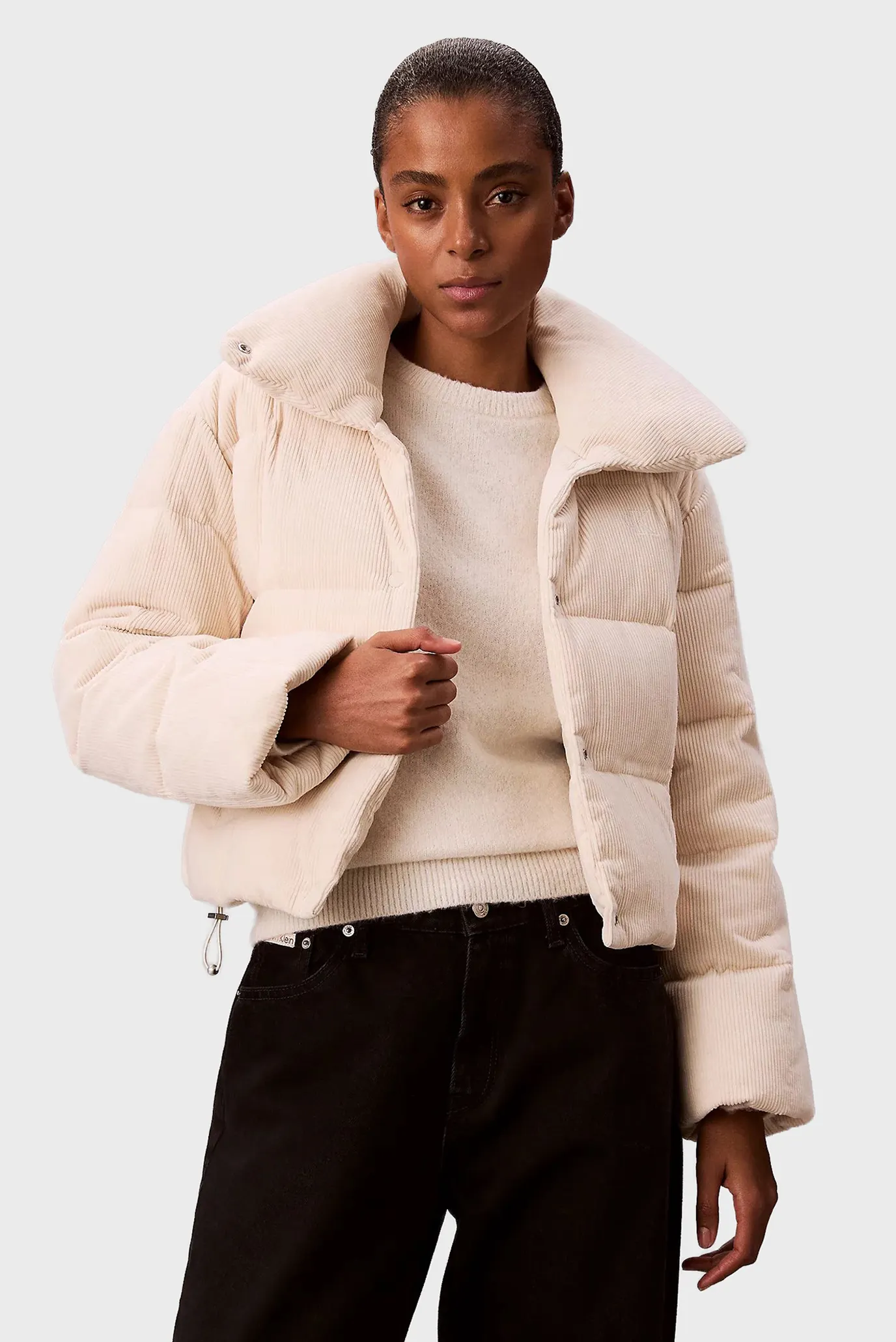 Qishki kurtka CORDUROY INSULATED DOWN PUFFER 1