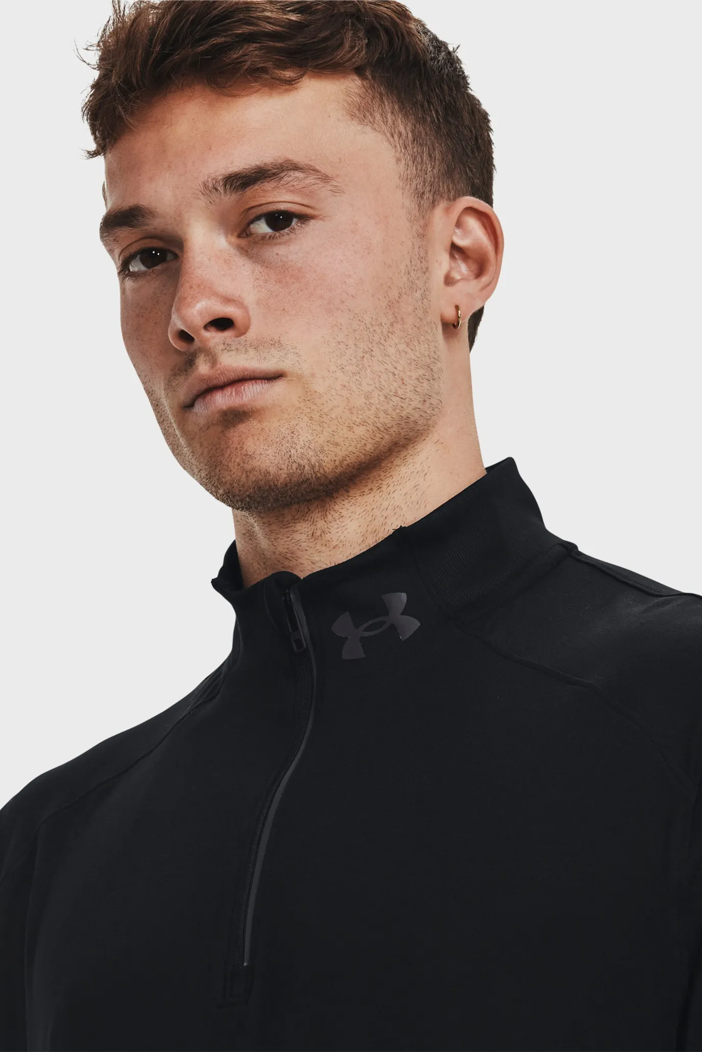 Uzun yengli futbolka UA LAUNCH PRO 1 4 ZIP-BLK 5
