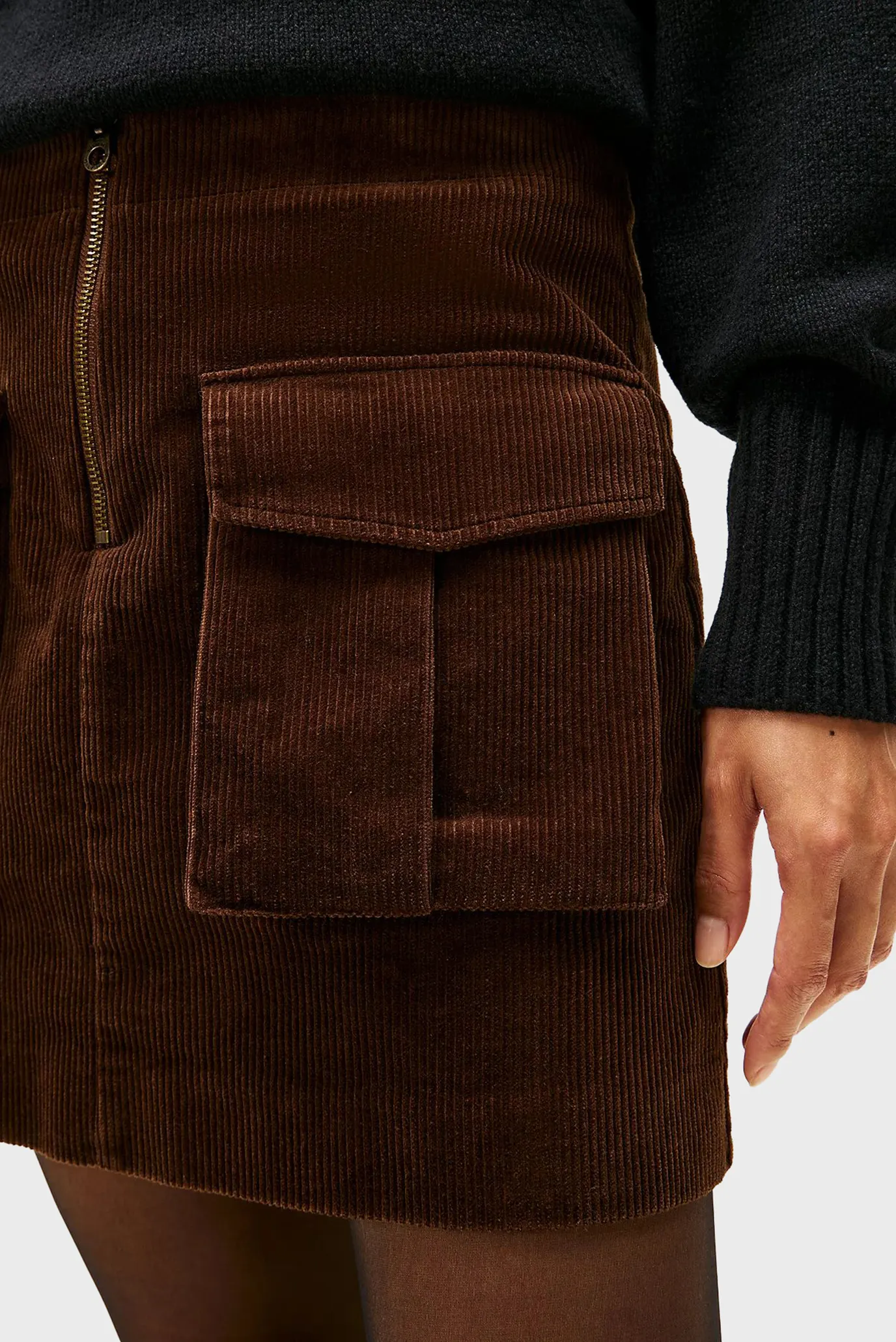 Юбка CORDUROY MINI SKIRT 4