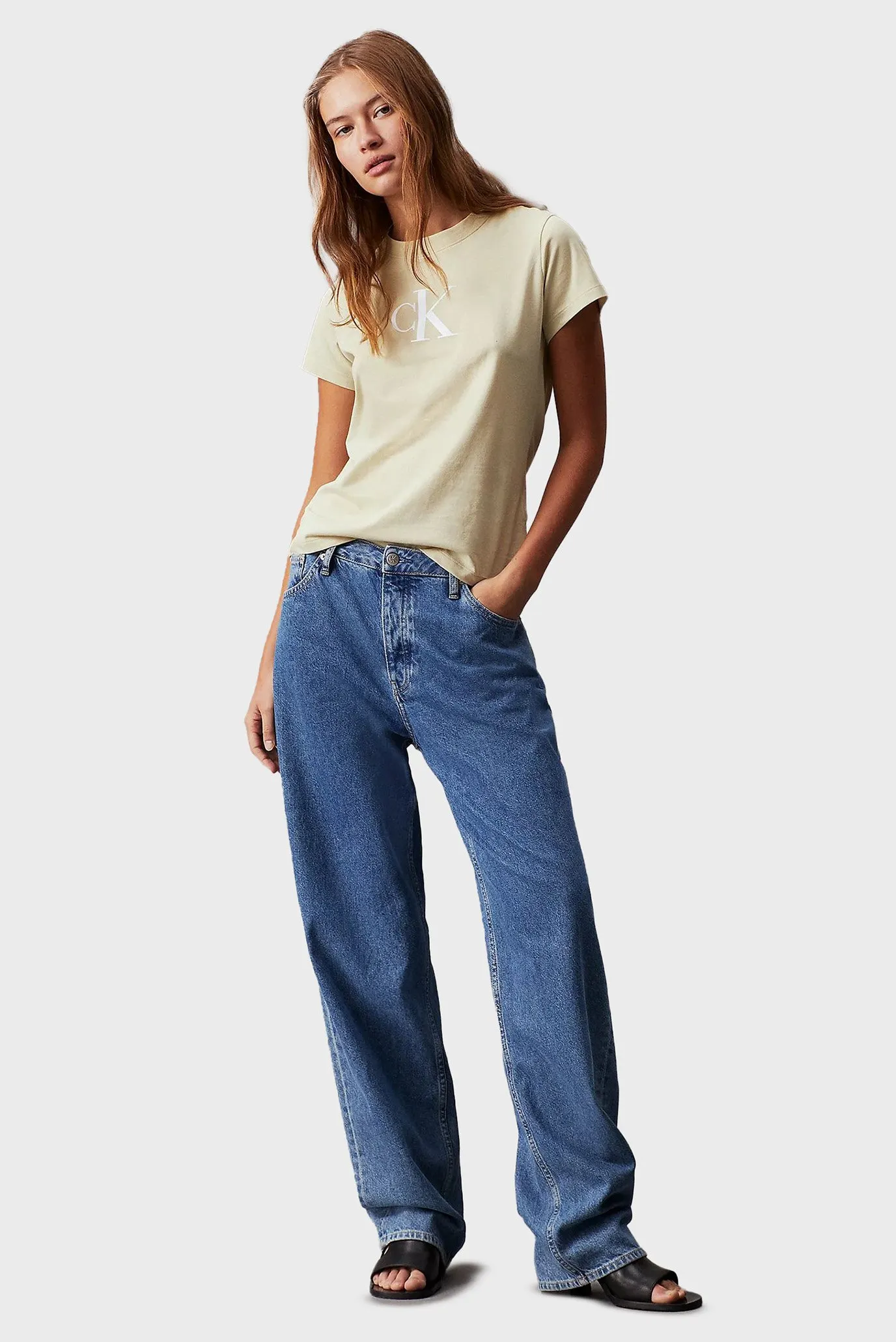 Futbolka SATIN CK SLIM TEE 2