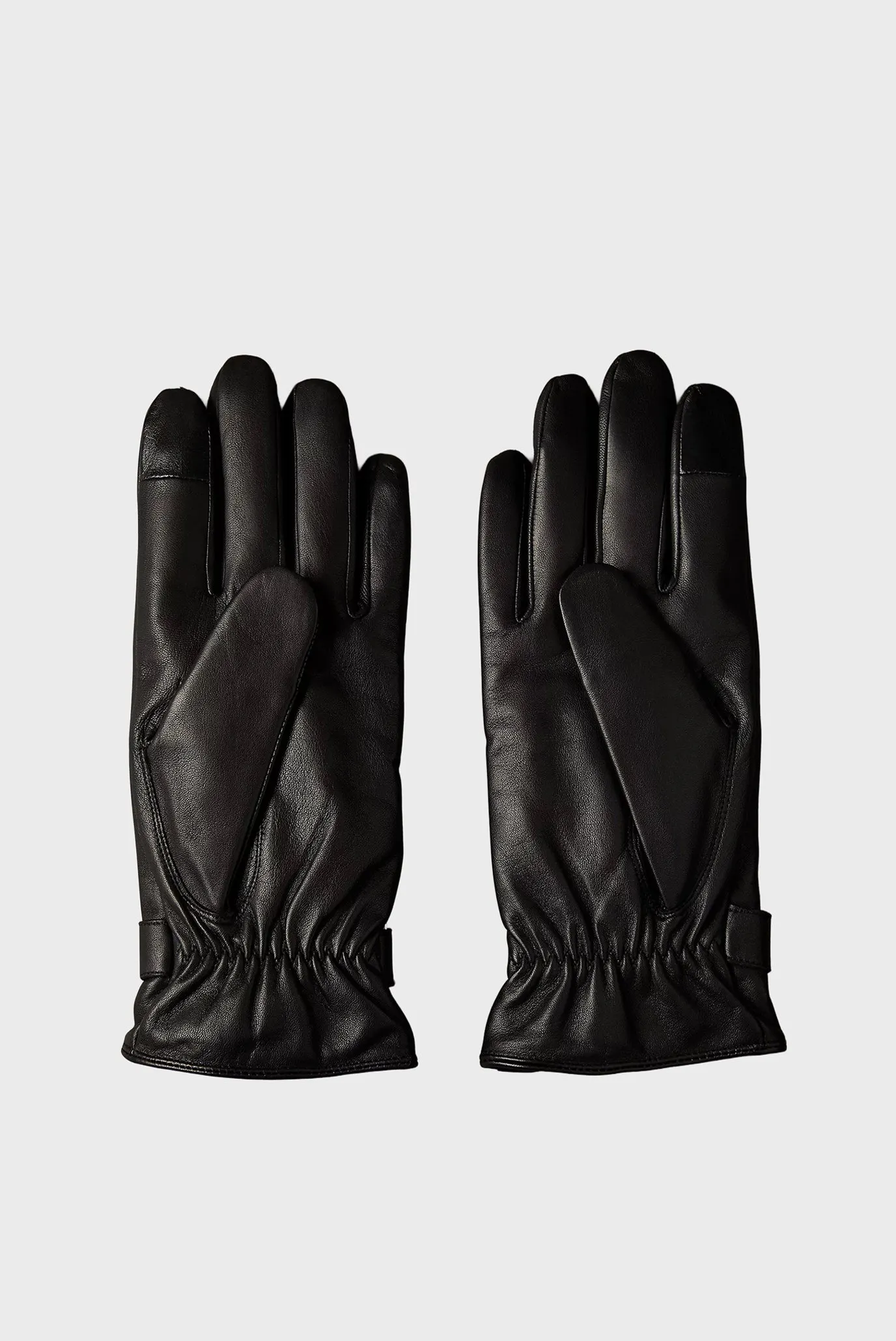 Перчатки LOGO STRAP SMOOTH LEATHER GLOVES 2