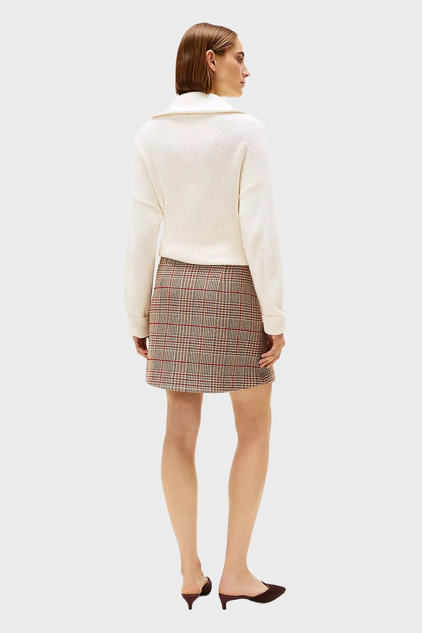 Yubka SEASONAL TEXTURE MINI SKIRT 3