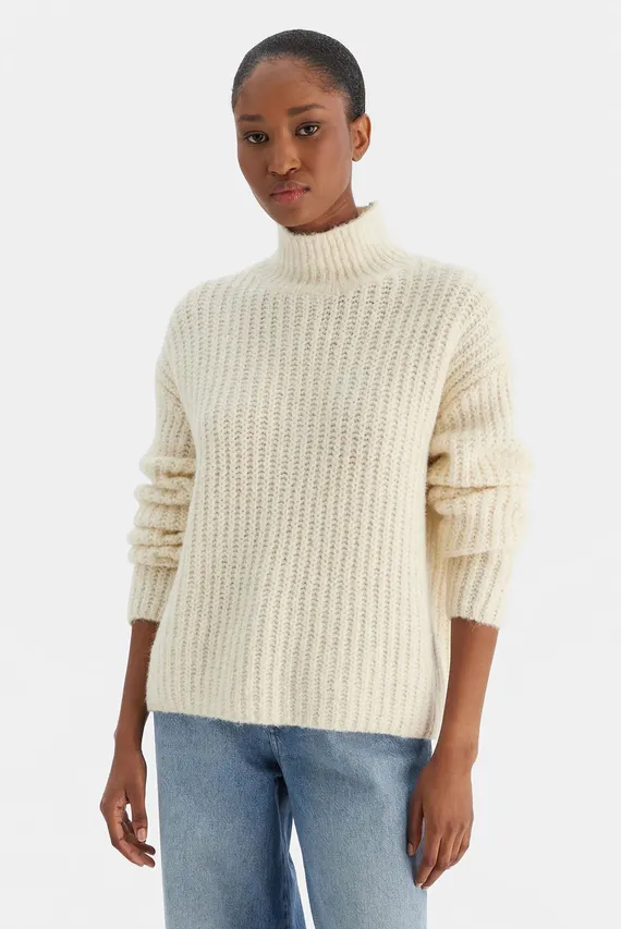 Sviter Brushed Wool LS T-Neck Calvin Klein Jeans