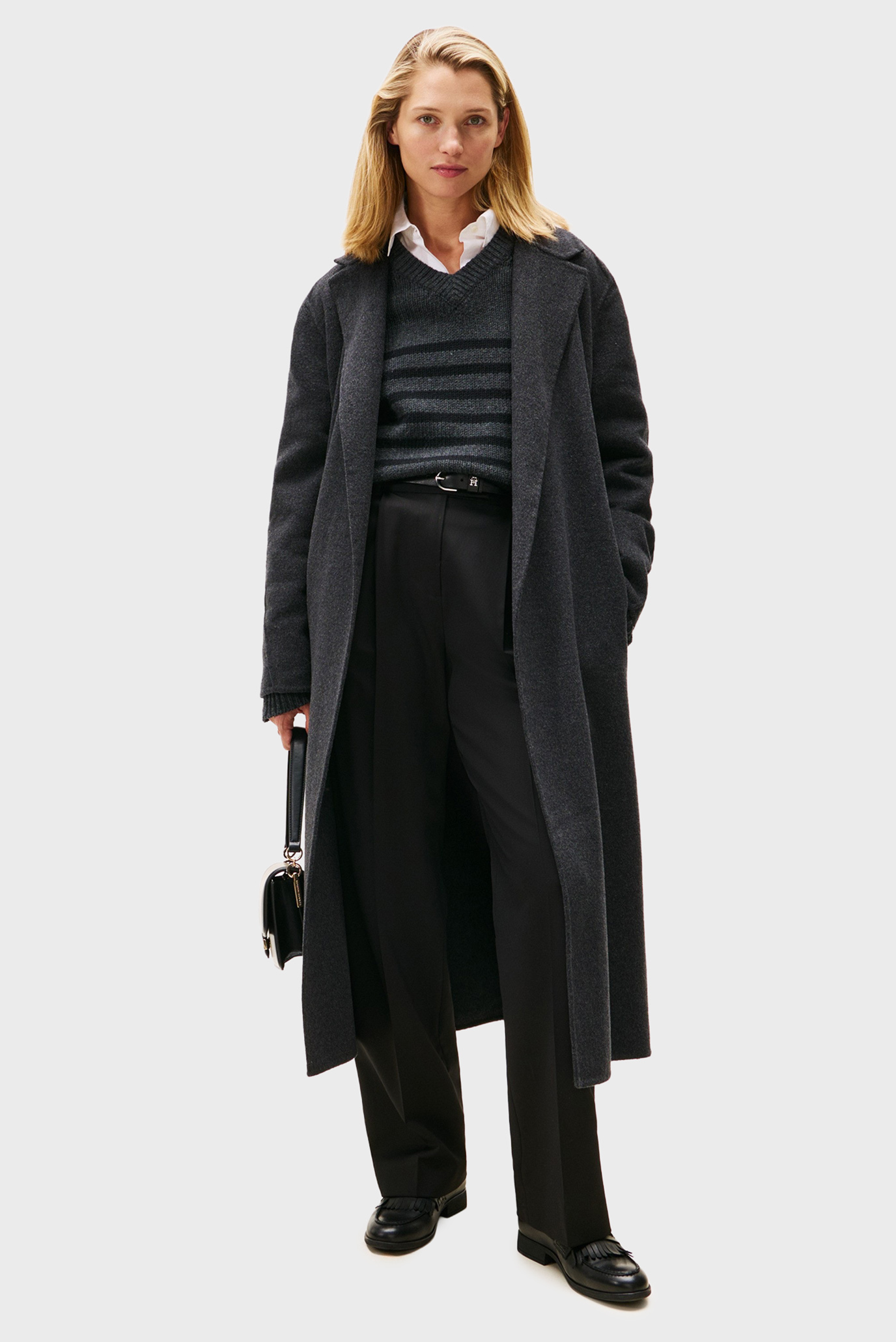 Пальто DF WOOL REG BELTED MAXI COAT 1