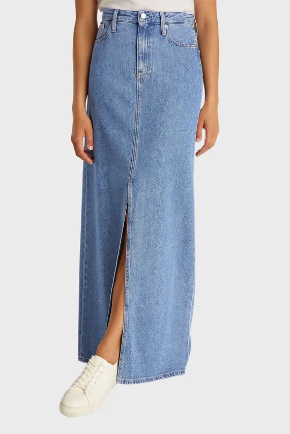 Yubka A-LINE MAXI DENIM SKIRT Calvin Klein Jeans