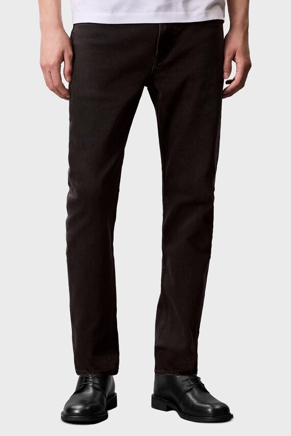 Джинсы SLIM TAPER BLACK OIL SLICK JEAN Calvin Klein Jeans