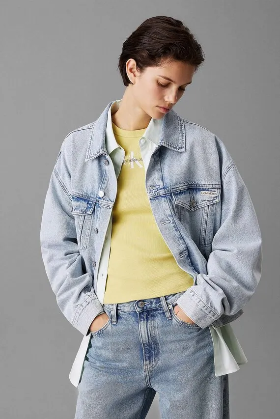 Куртка джинсовая BOXY DENIM JACKET Calvin Klein Jeans