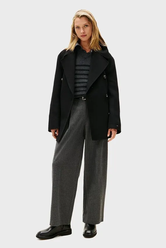 Пальто DF WOOL BLEND REG PEACOAT Tommy Hilfiger