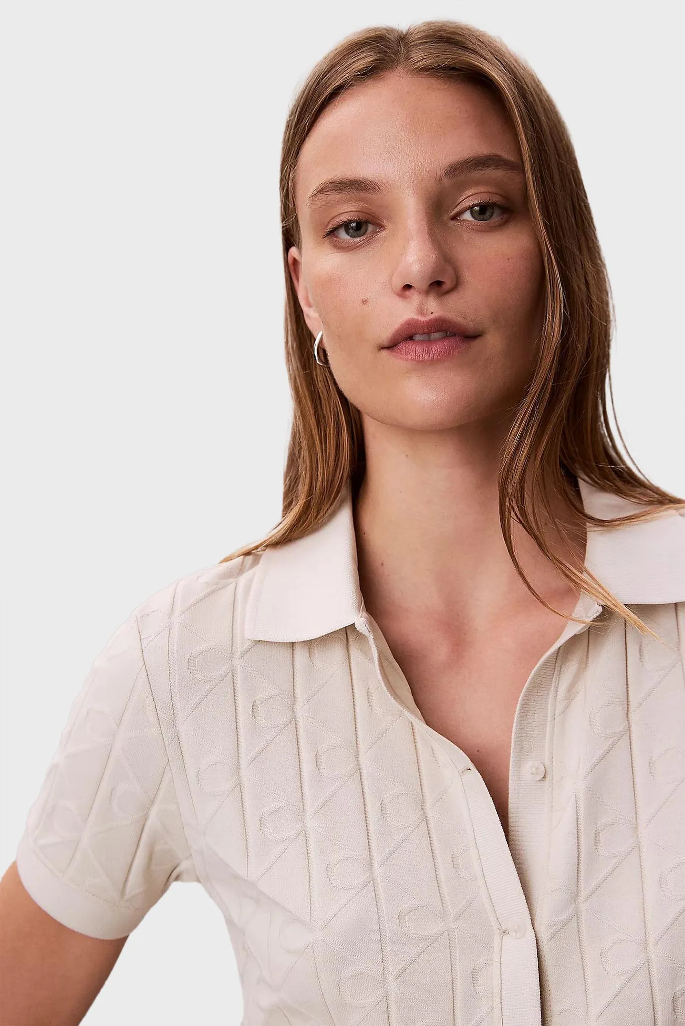 Polo SS AOP JACQUARD POLO TOP 4