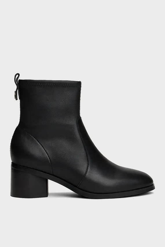Botilyonlar TH STRETCH LEATHER BOOTIE Tommy Hilfiger