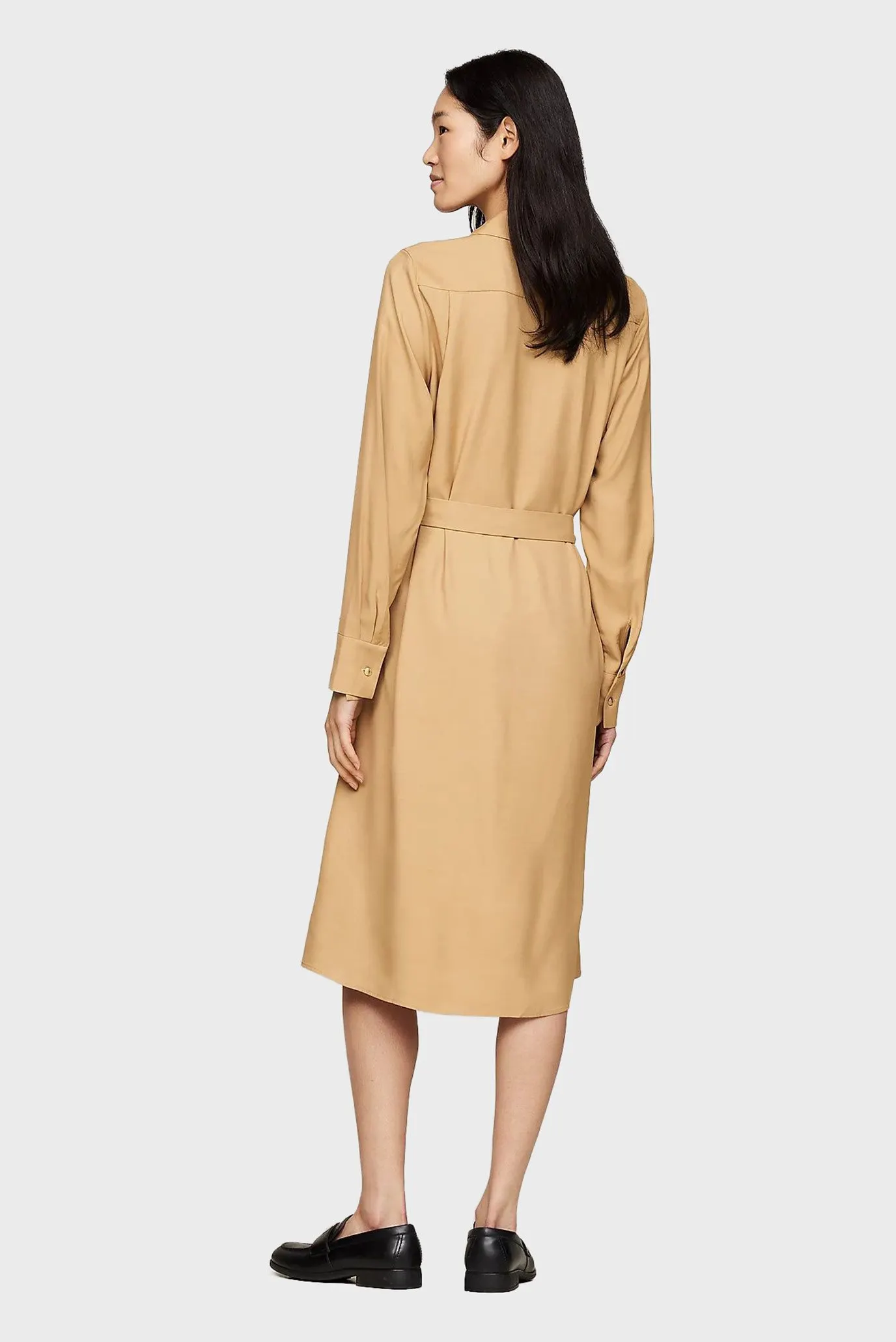 Платье FLUID VISCOSE SHIRT DRESS 2