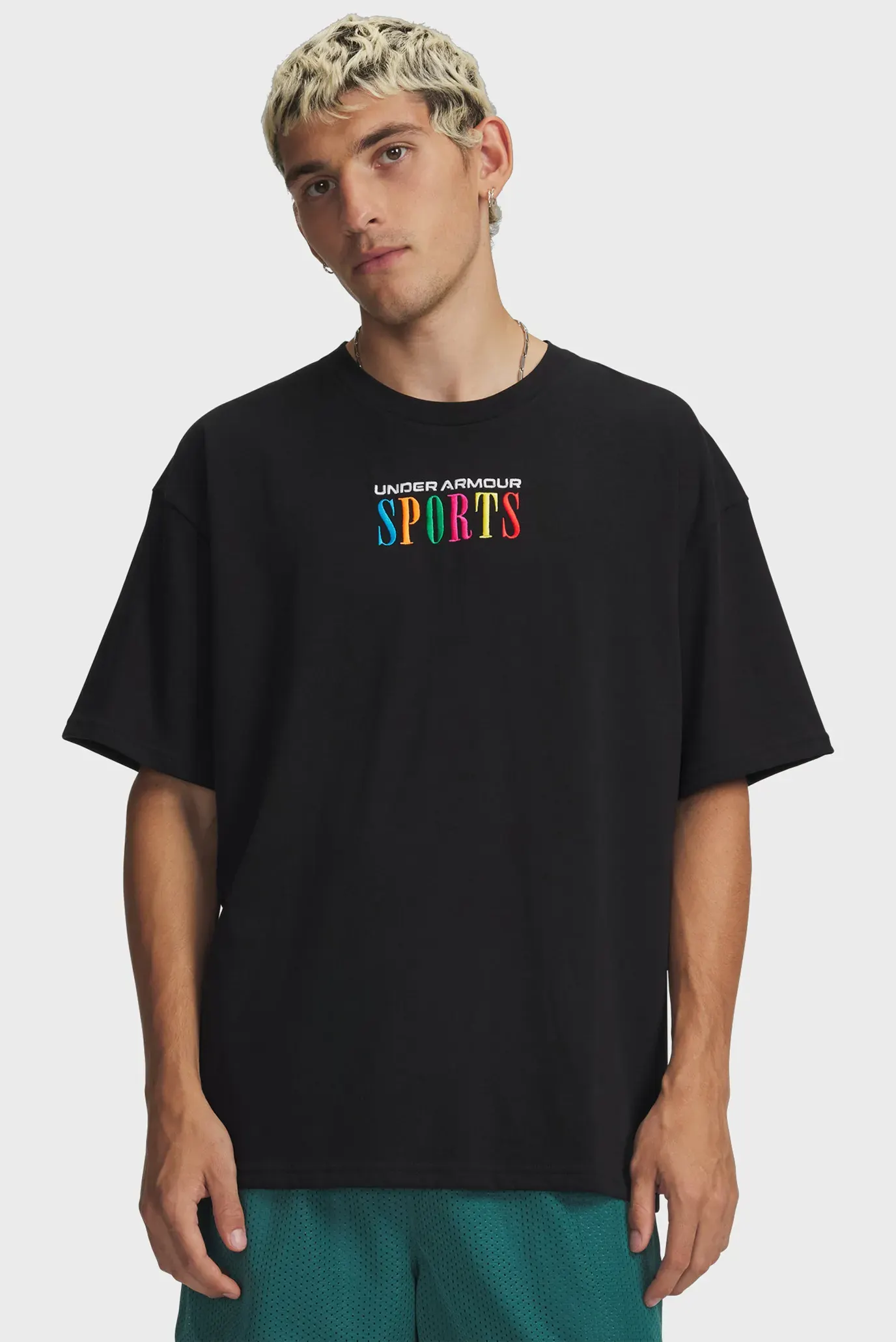 Futbolka/UA M HWT SPORTS SS-BLK 1