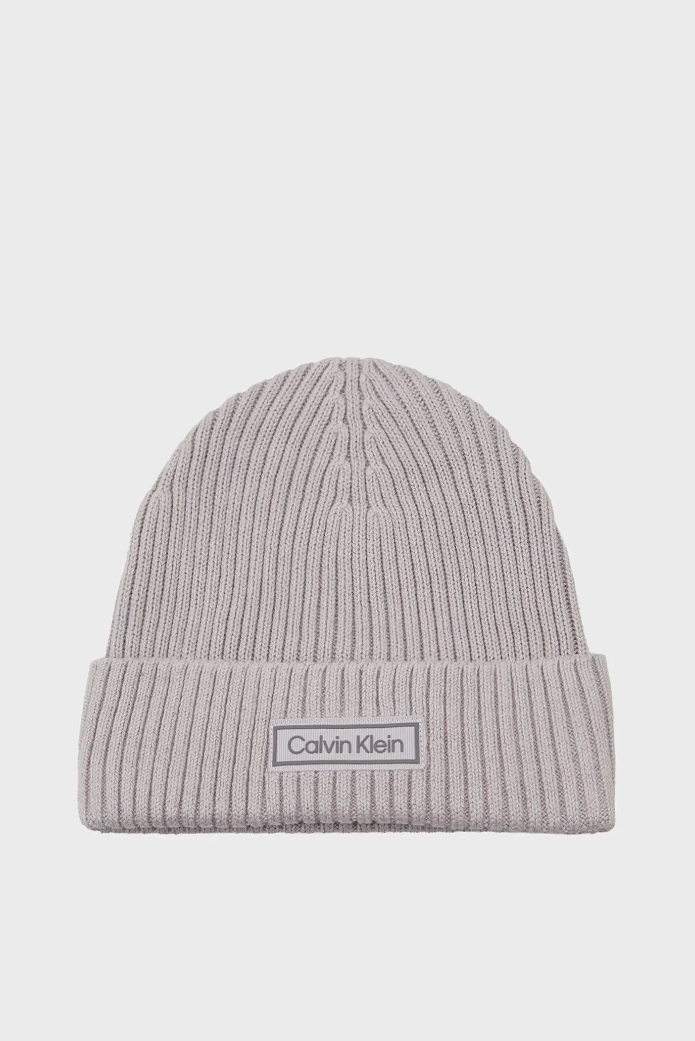 Shapka/PATCH CHUNKY RIB COTTON BEANIE 1