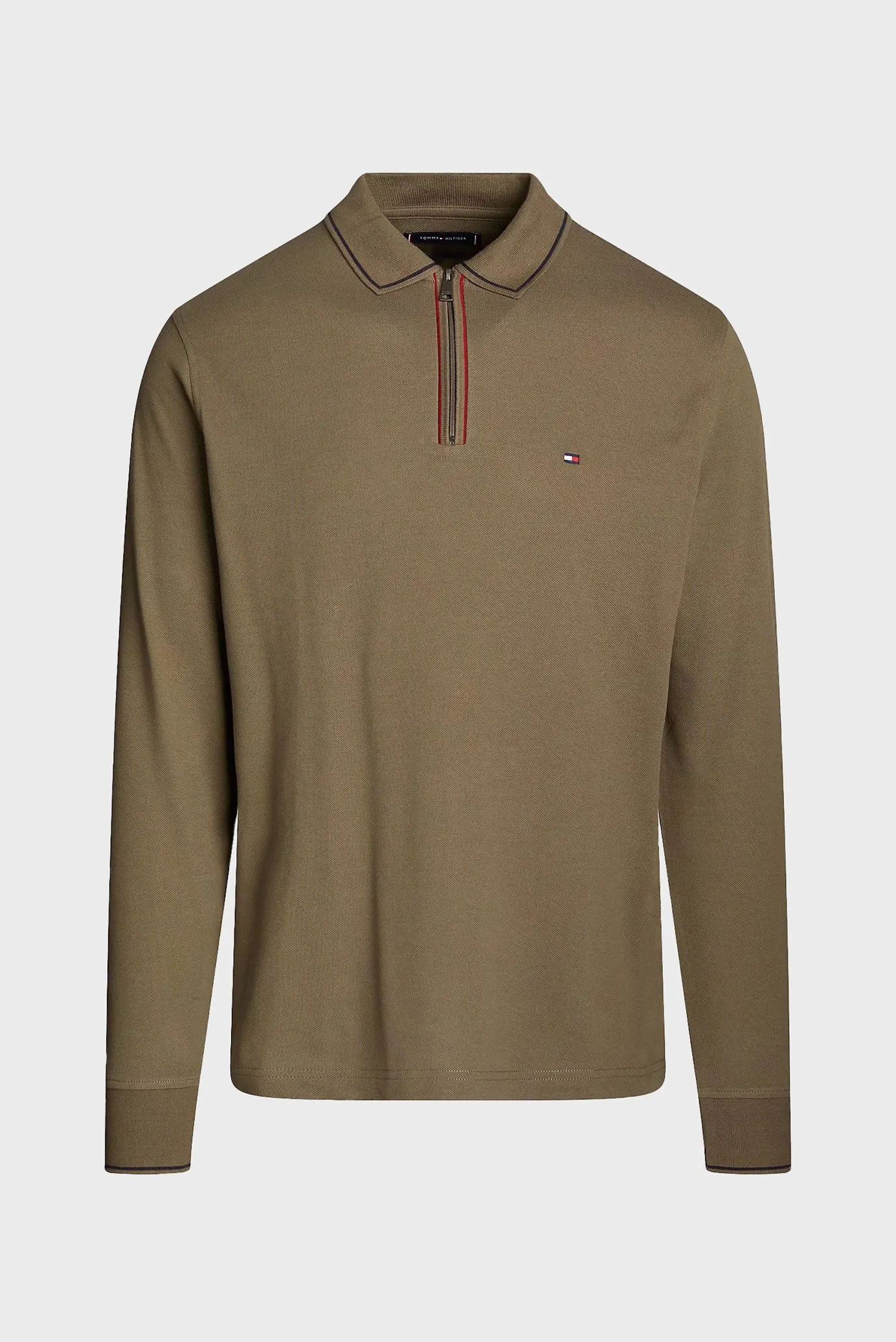 Поло с длинным рукавом LS ZIP RWB DETAIL REG POLO 5