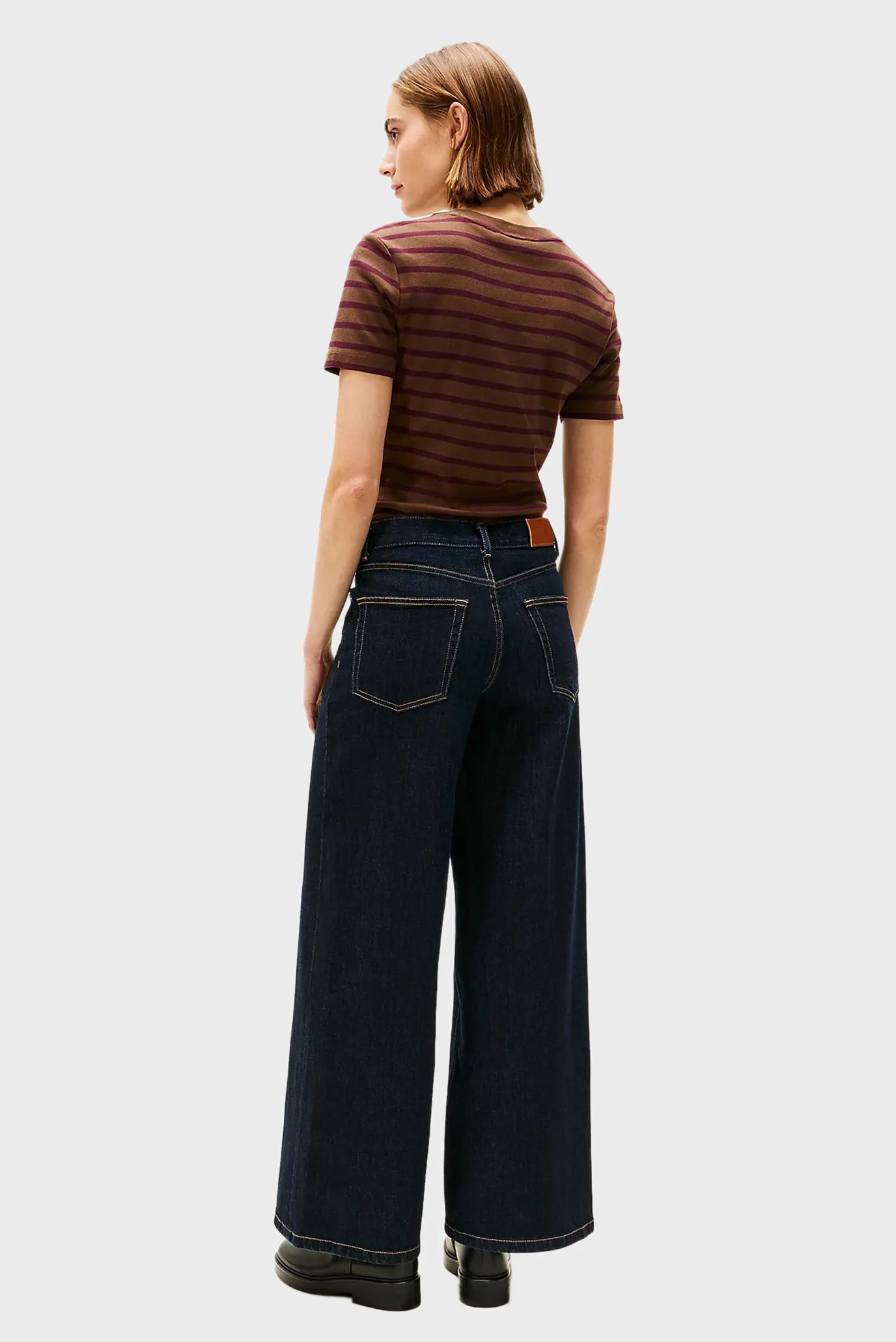 Jins shim DNM RINSE 70's WIDE LEG HW 3