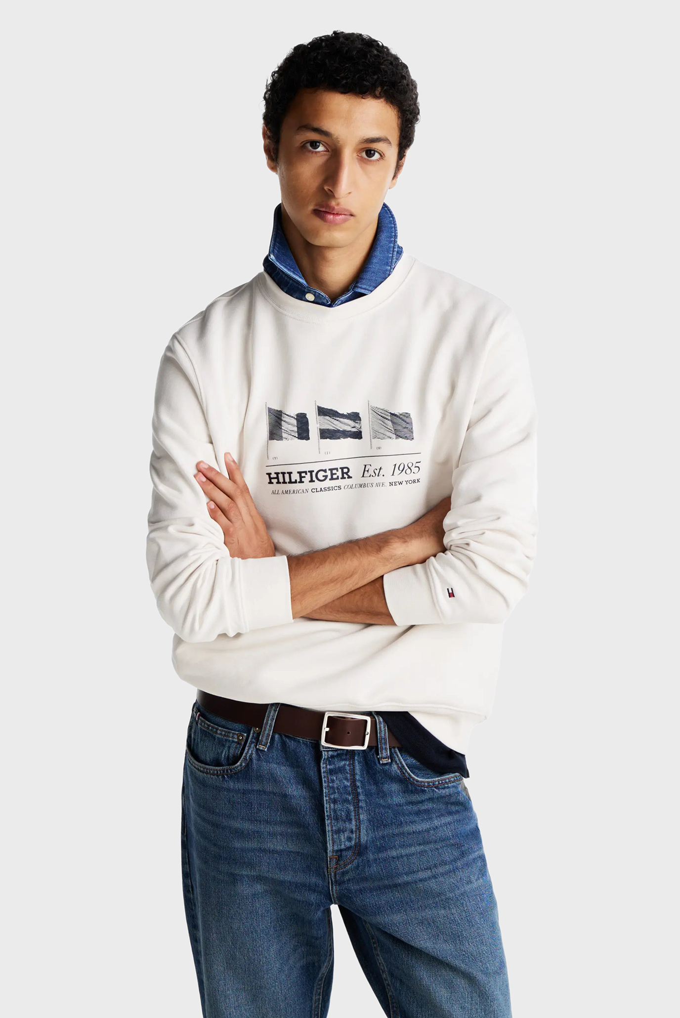 Свитшот HILFIGER FLAGS CREWNECK 1