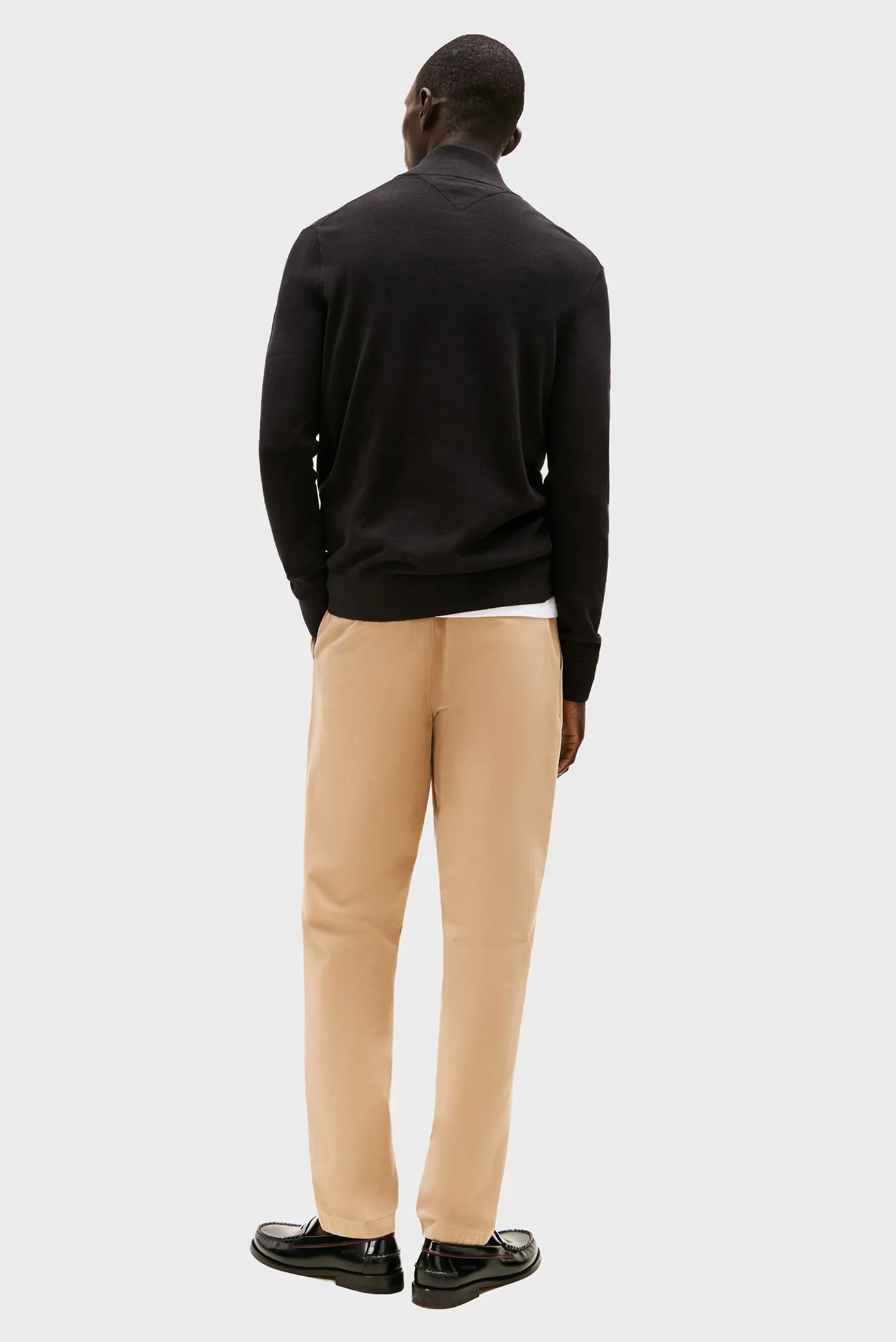 Свитер ESSENTIAL COTTON ZIP MOCK 3