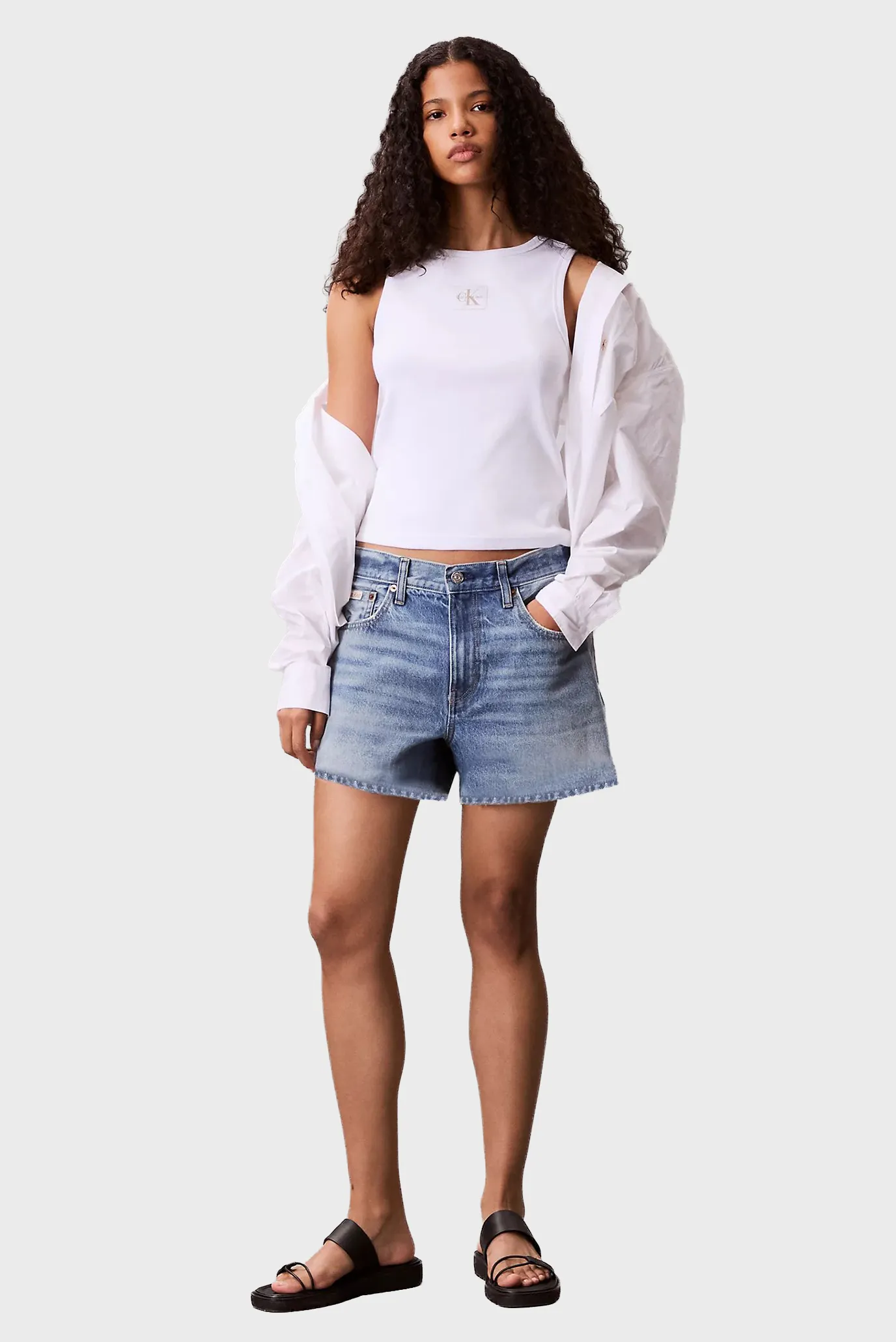 Майка WOVEN LABEL 2X2 BABY RIB TANK 2