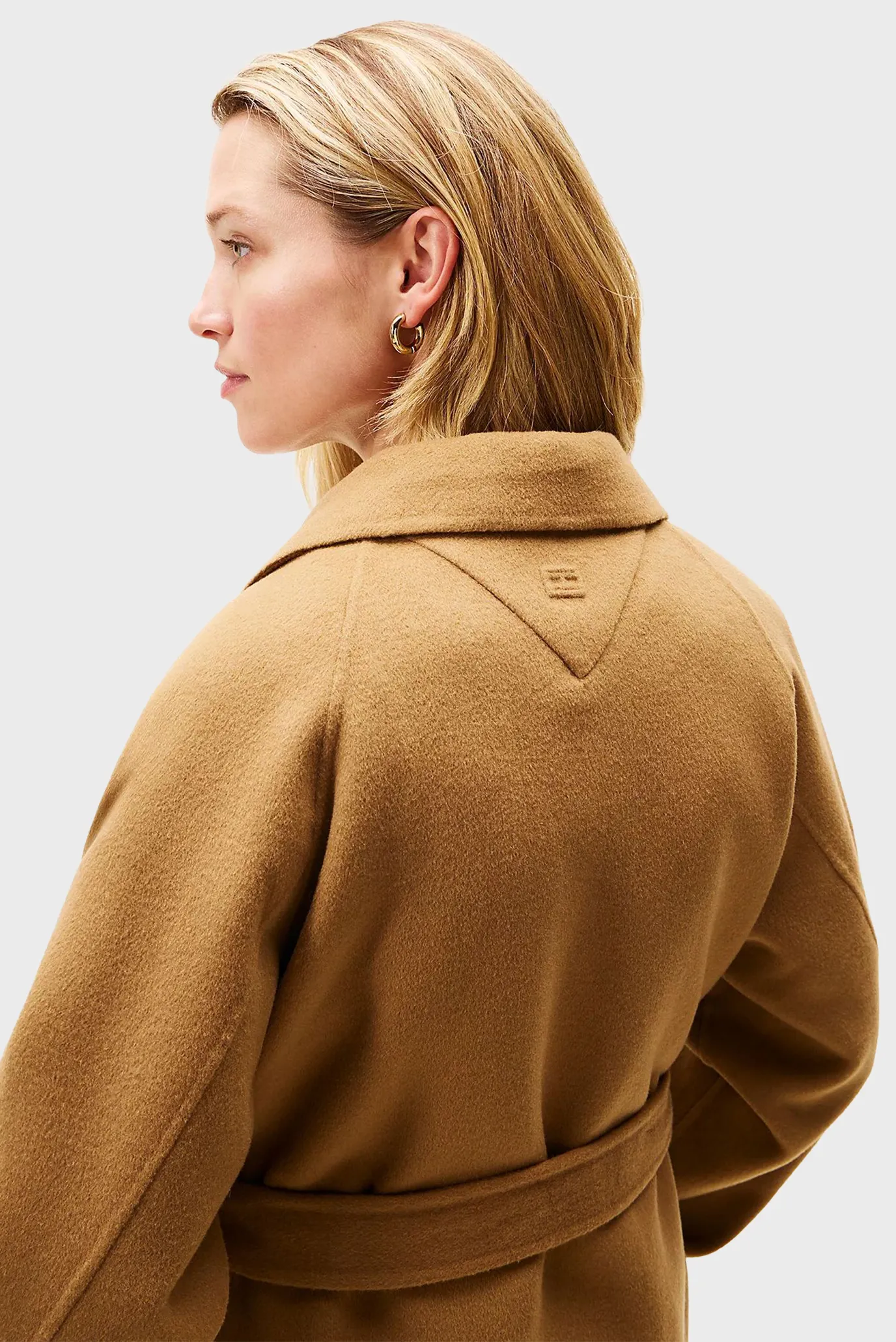 Palto DF WOOL REG BELTED MAXI COAT 5