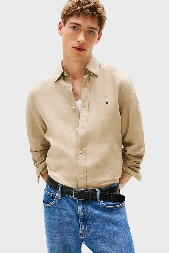 Рубашка PIGMENT DYED LI SOLID RF SHIRT Tommy Hilfiger