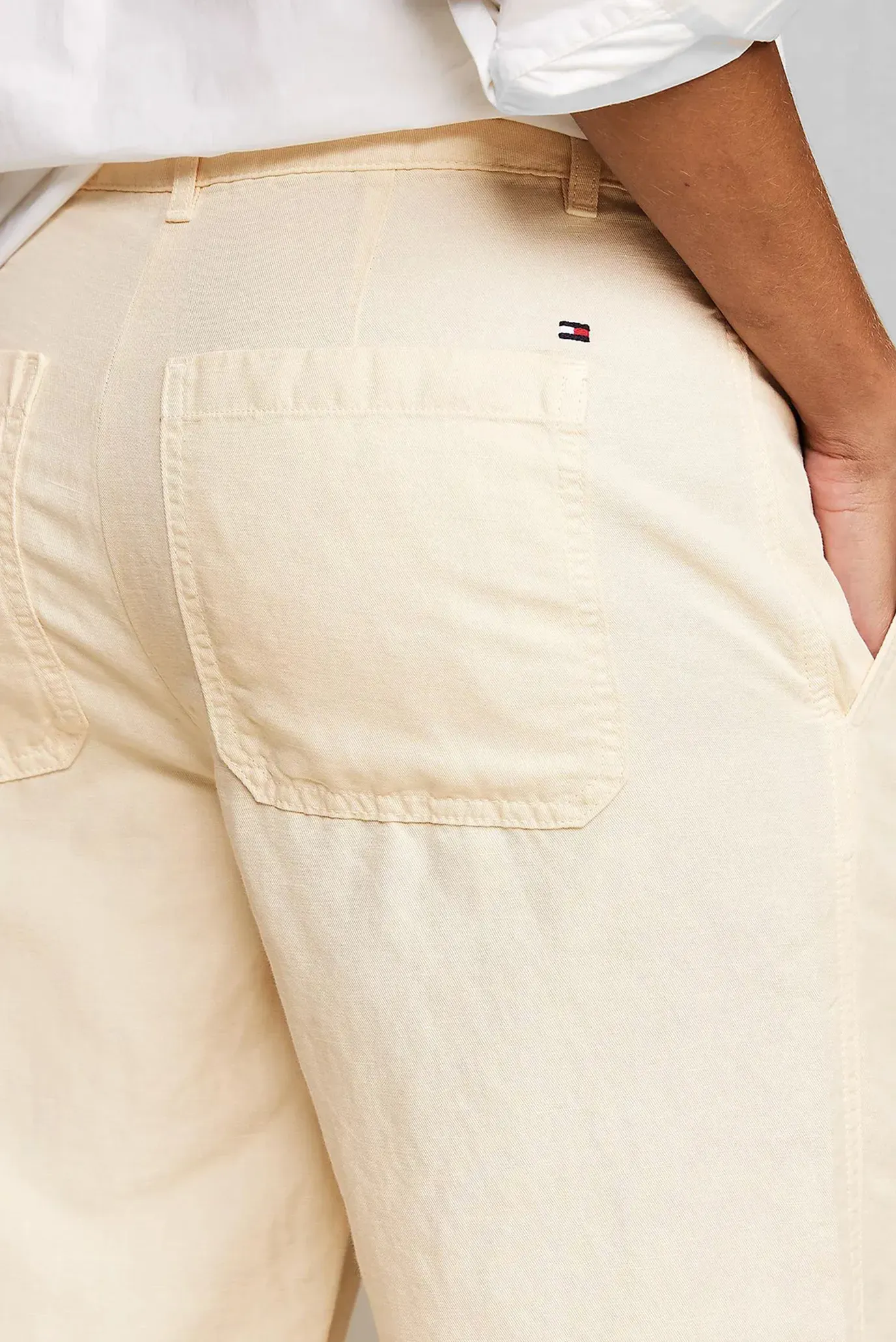 Ishton COTTON LINEN SLIM STRAIGHT PANT 4