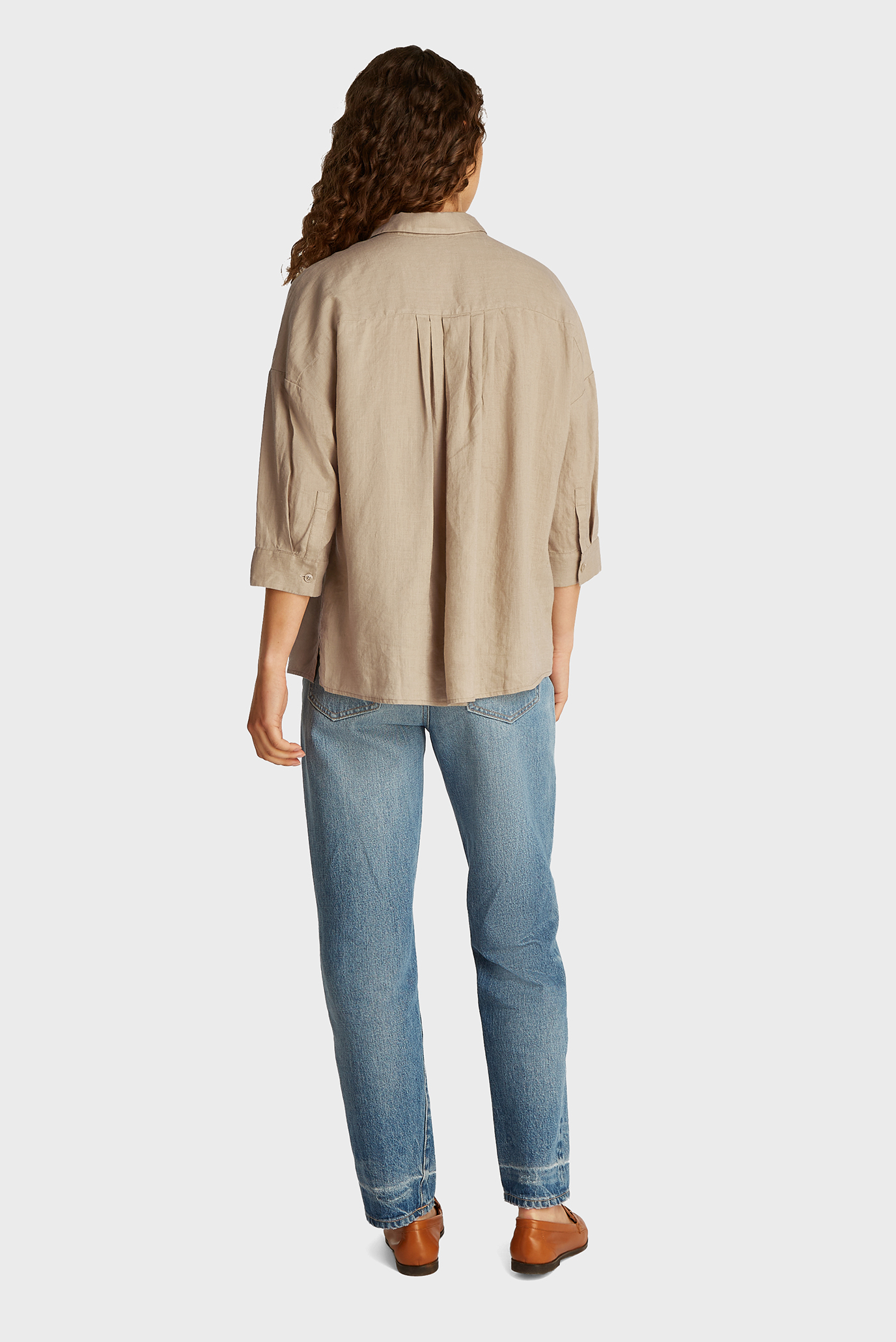 Yengi kalta ko'ylak ESS LINEN LOOSE 3-4 SLEEVE SHIRT 3